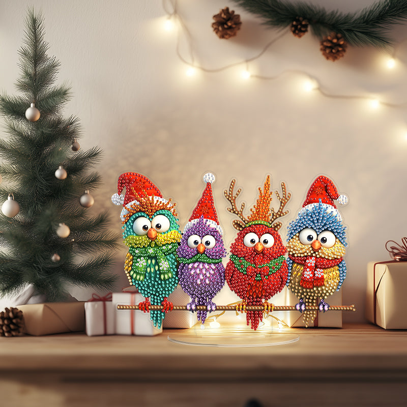 🎄 5 Festive Tabletop Diamond Art Pieces to Light Up Your Christmas Home Decor