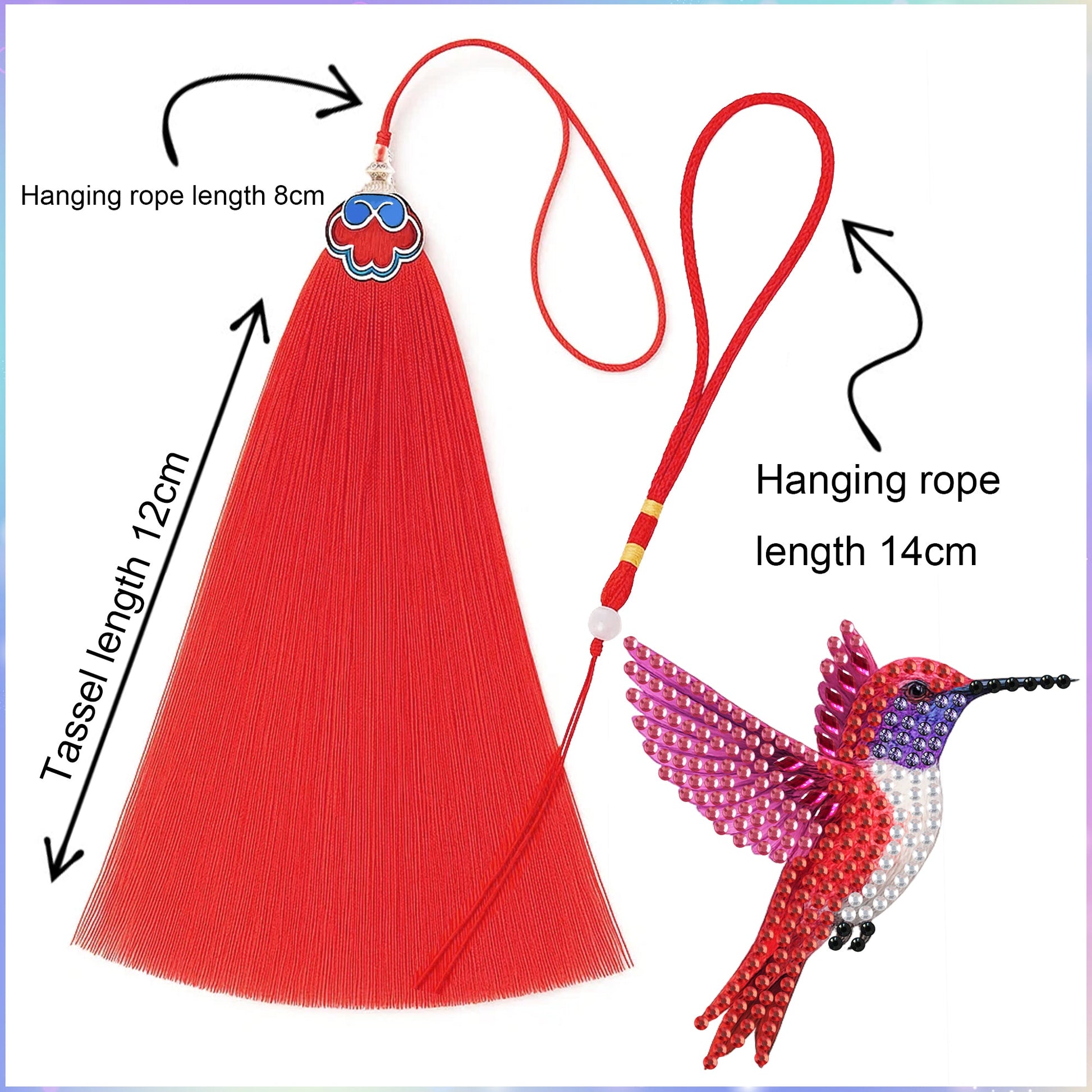 12PCS Hummingbird Ornament