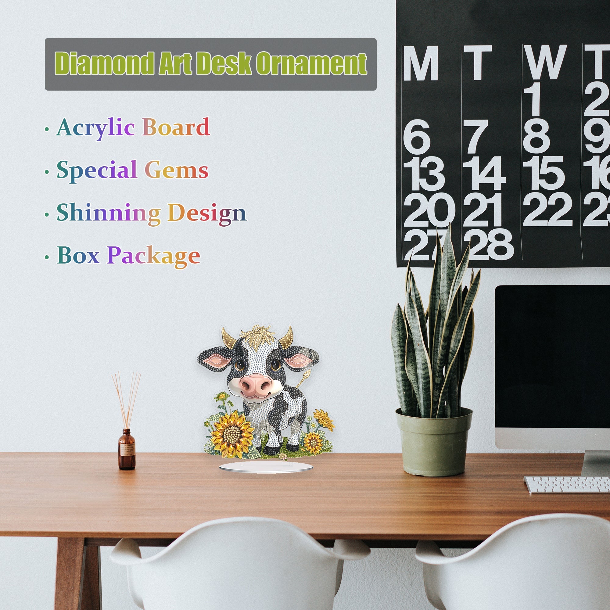 Cow in the Sunflower