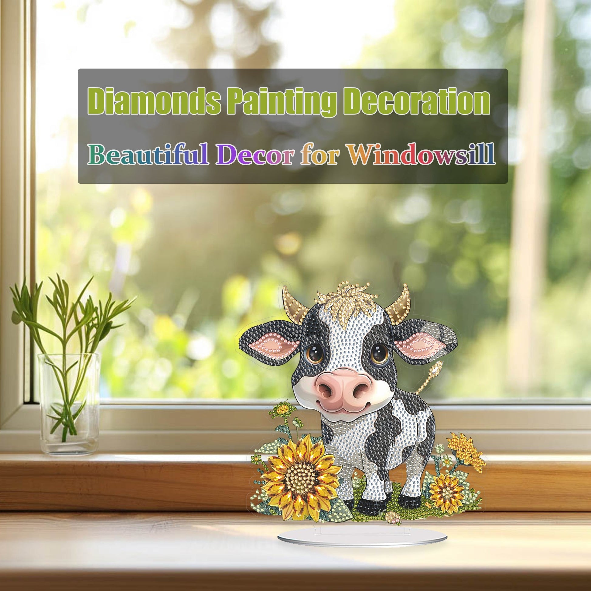 Cow in the Sunflower