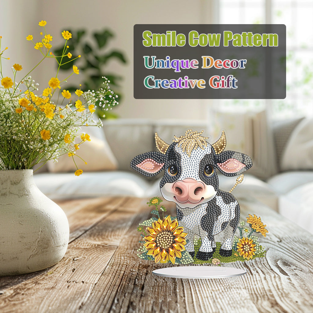 Cow in the Sunflower