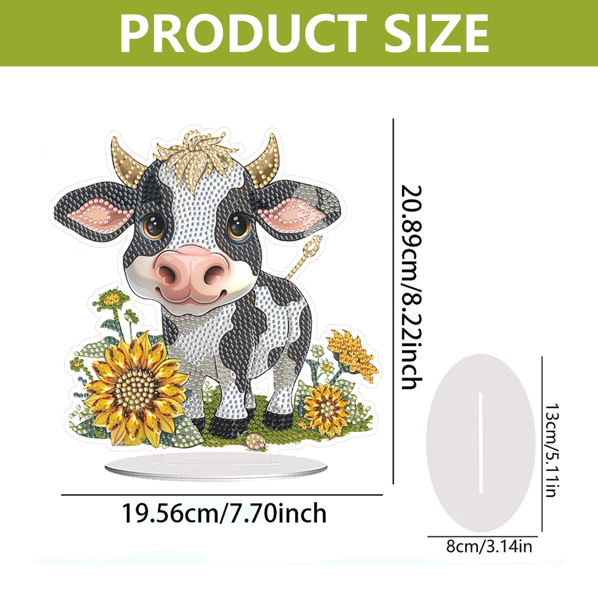 Cow in the Sunflower