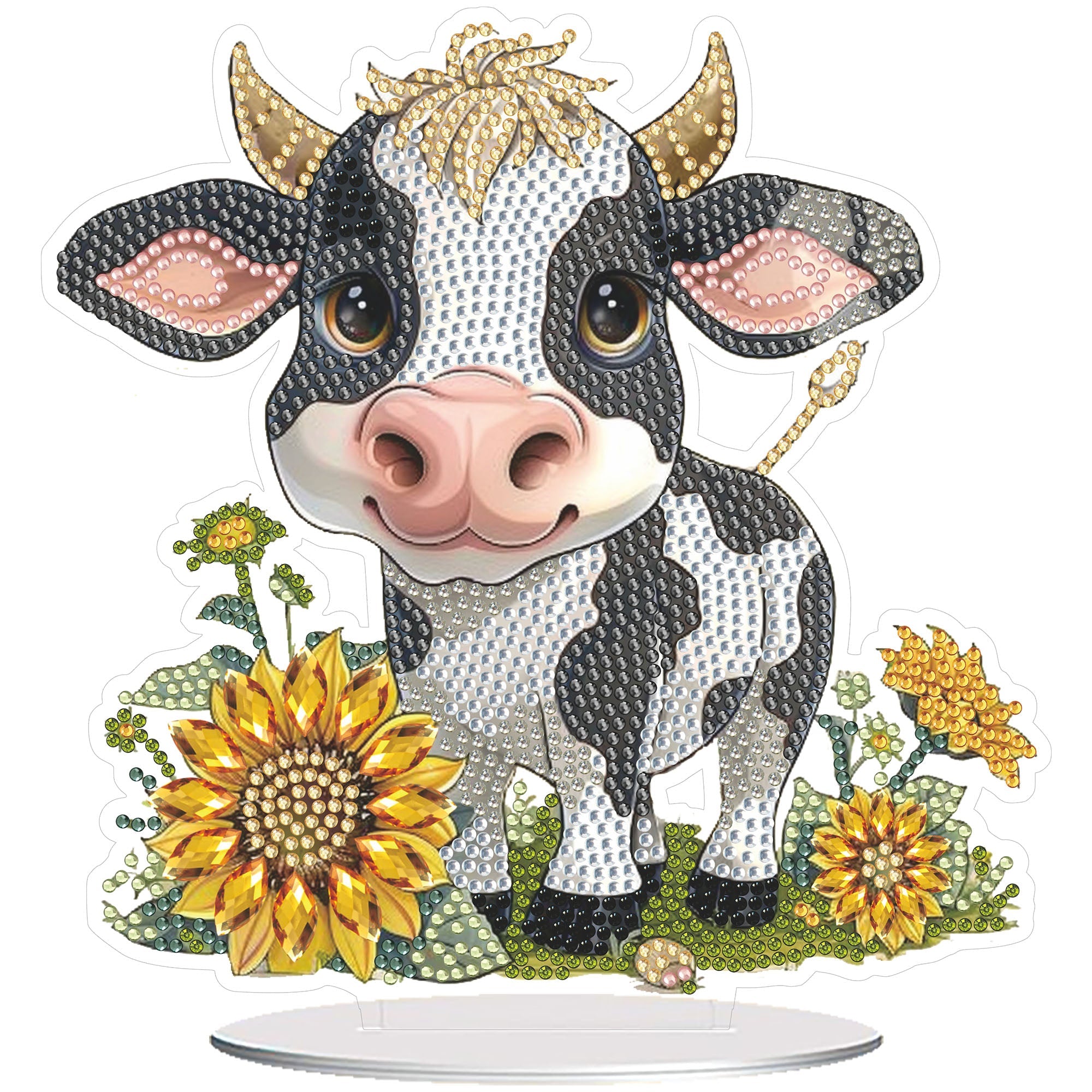 Cow in the Sunflower