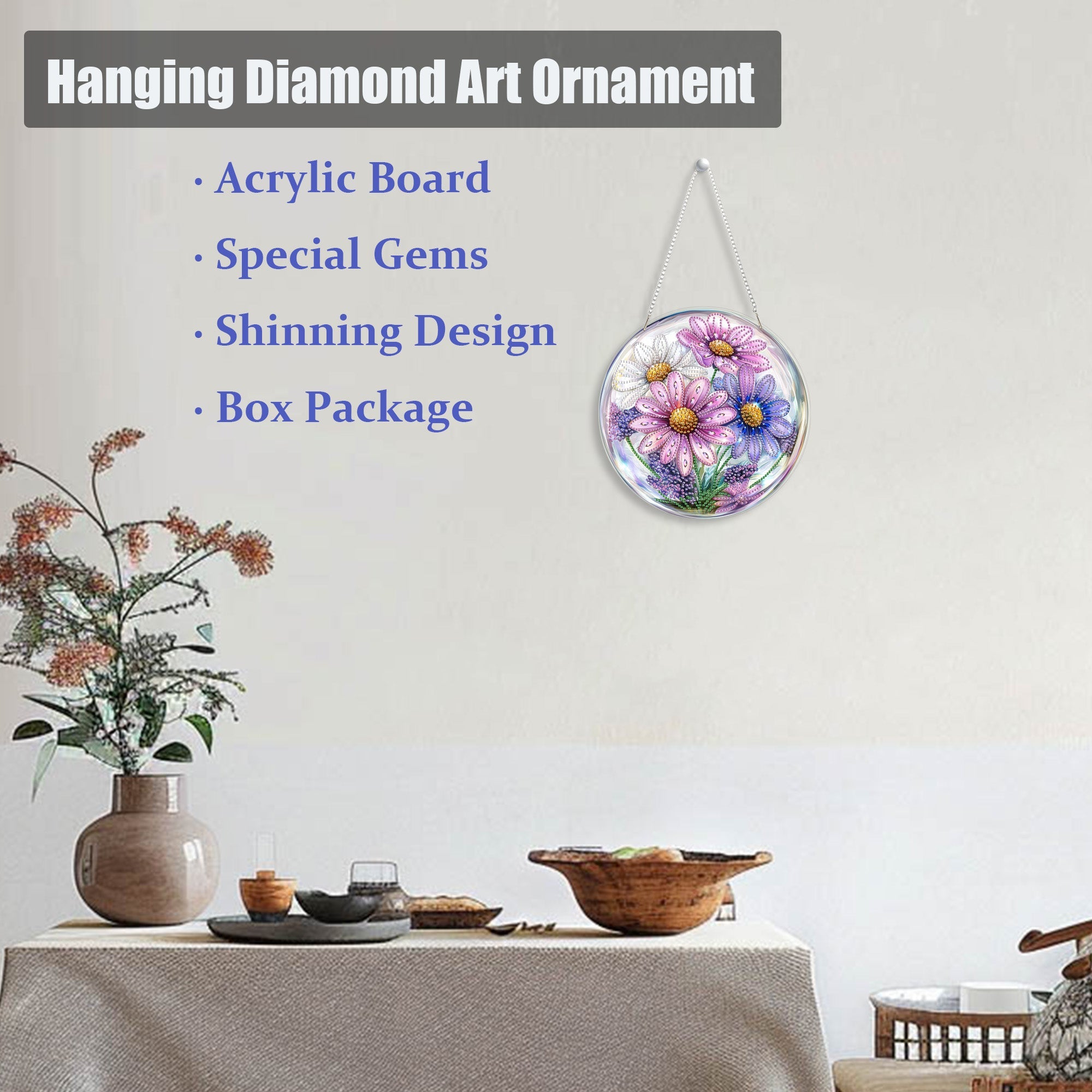 Colorful Flower - Hanging