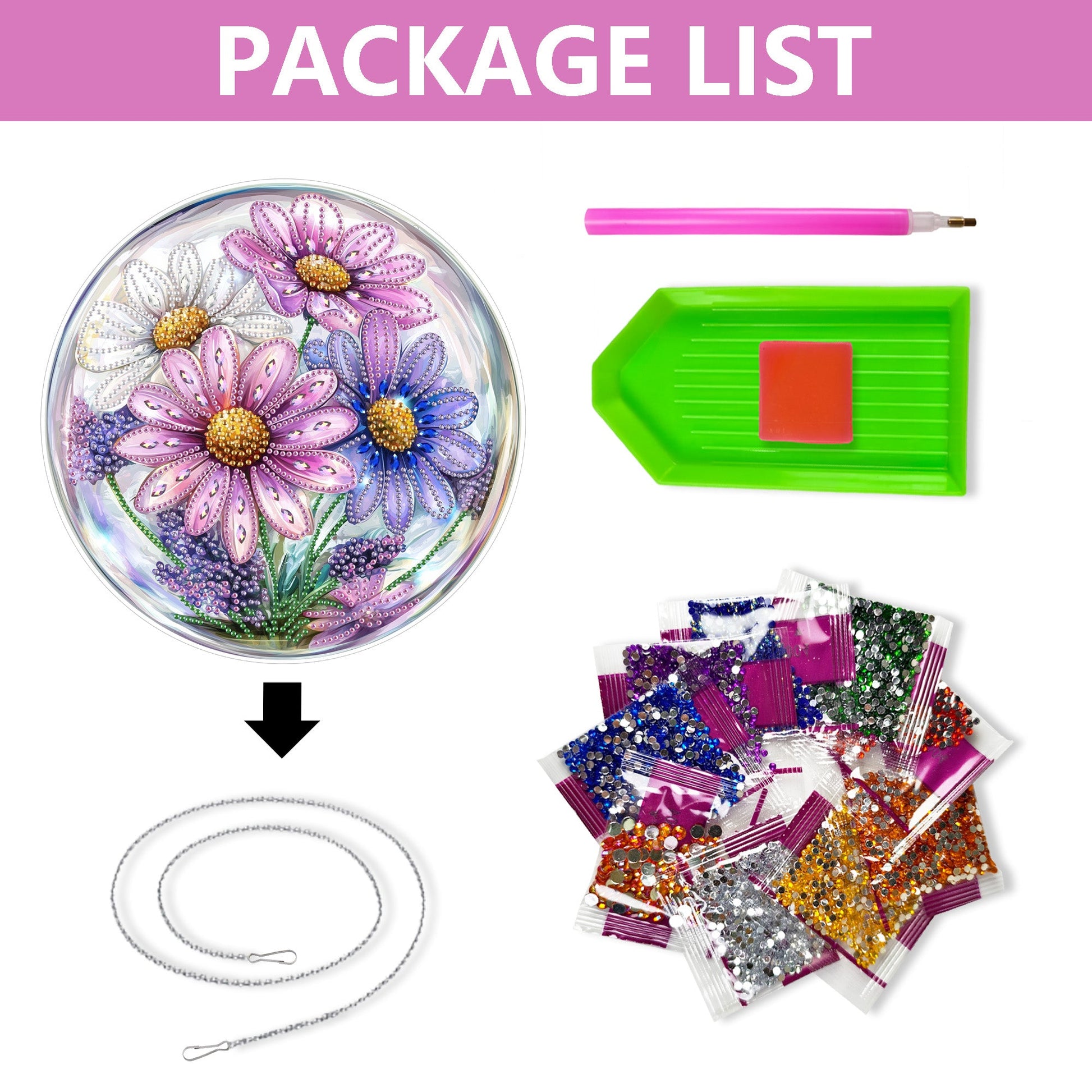 Colorful Flower - Hanging