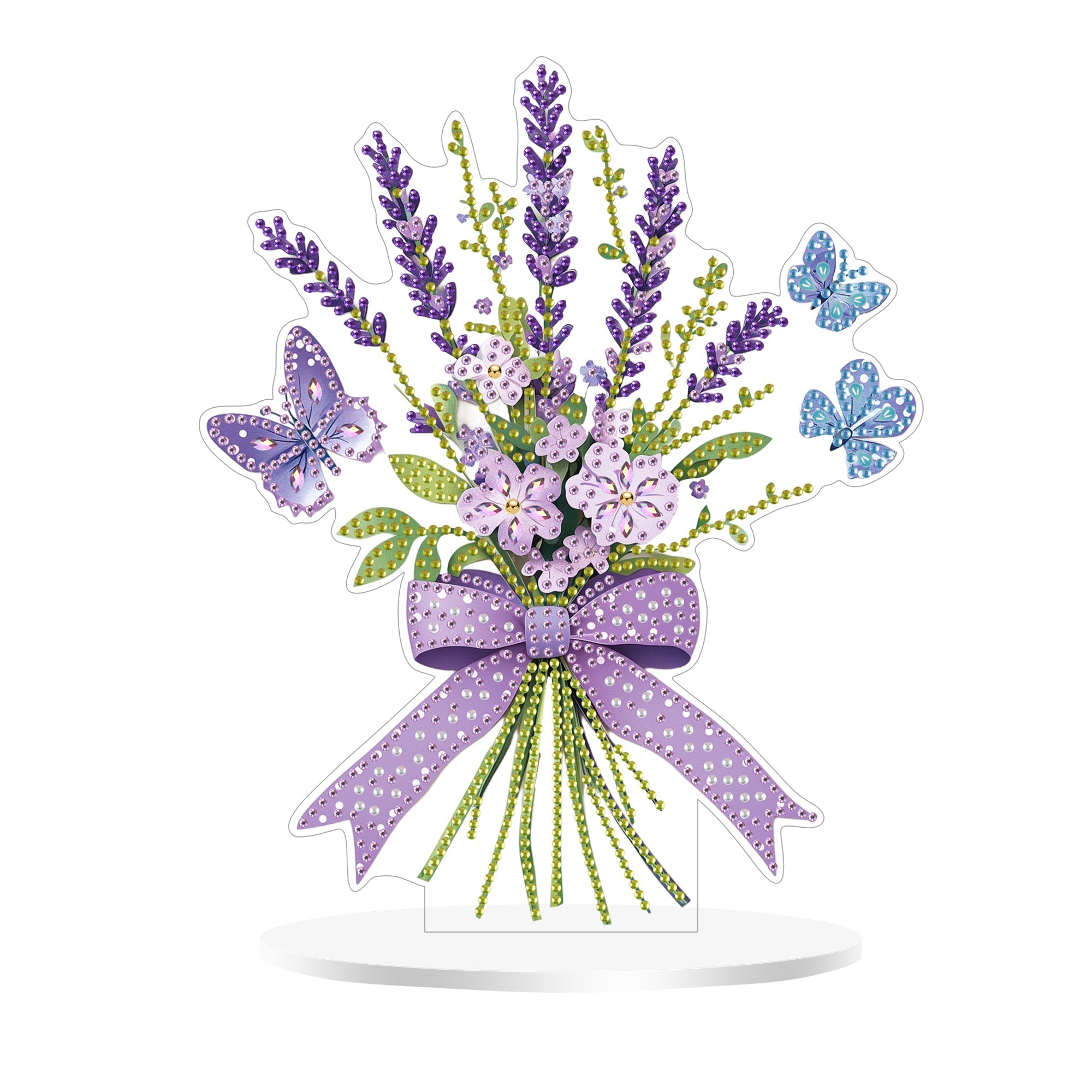 Purple Flower Bouquet - Tabletop