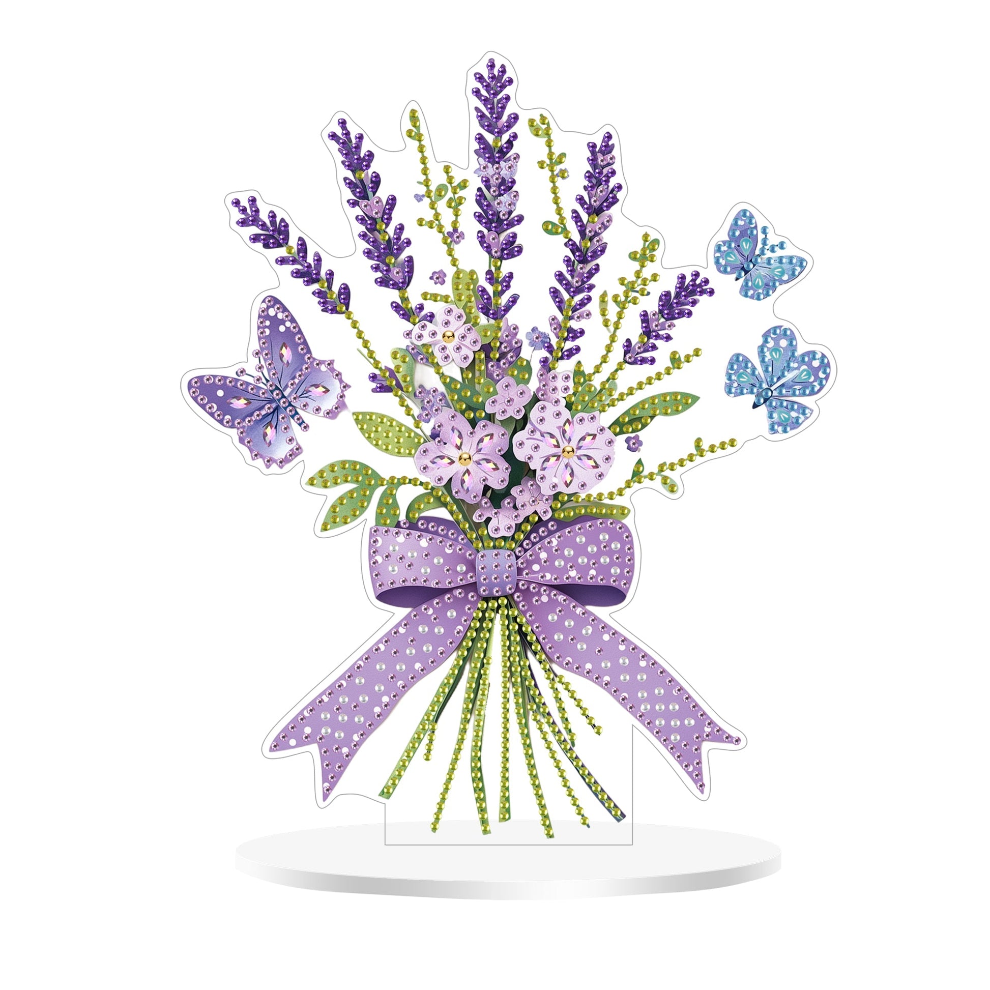 Purple Flower Bouquet - Tabletop