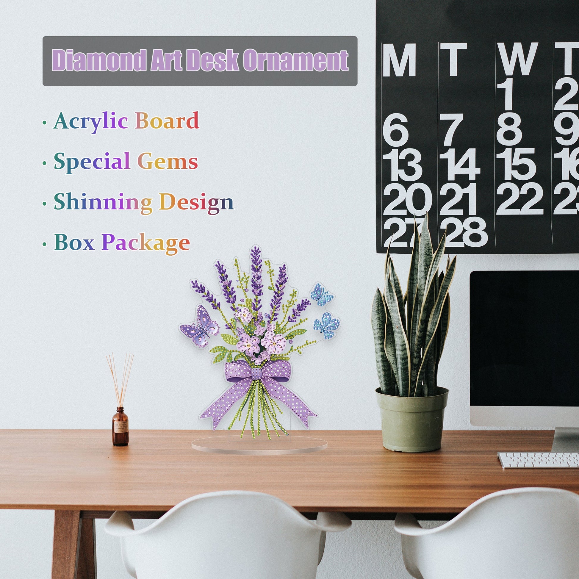 Purple Flower Bouquet - Tabletop