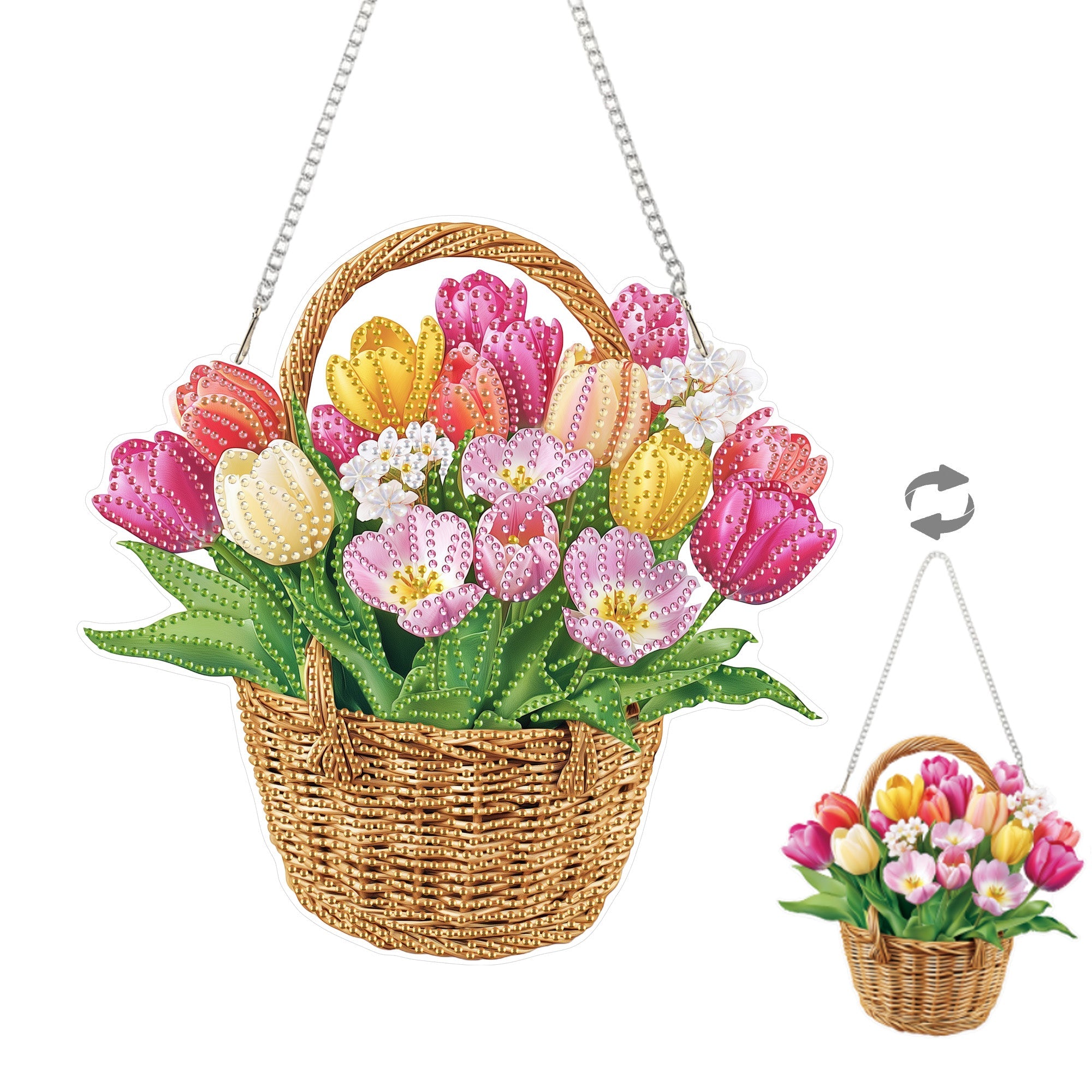 Tulips Basket - Hanging