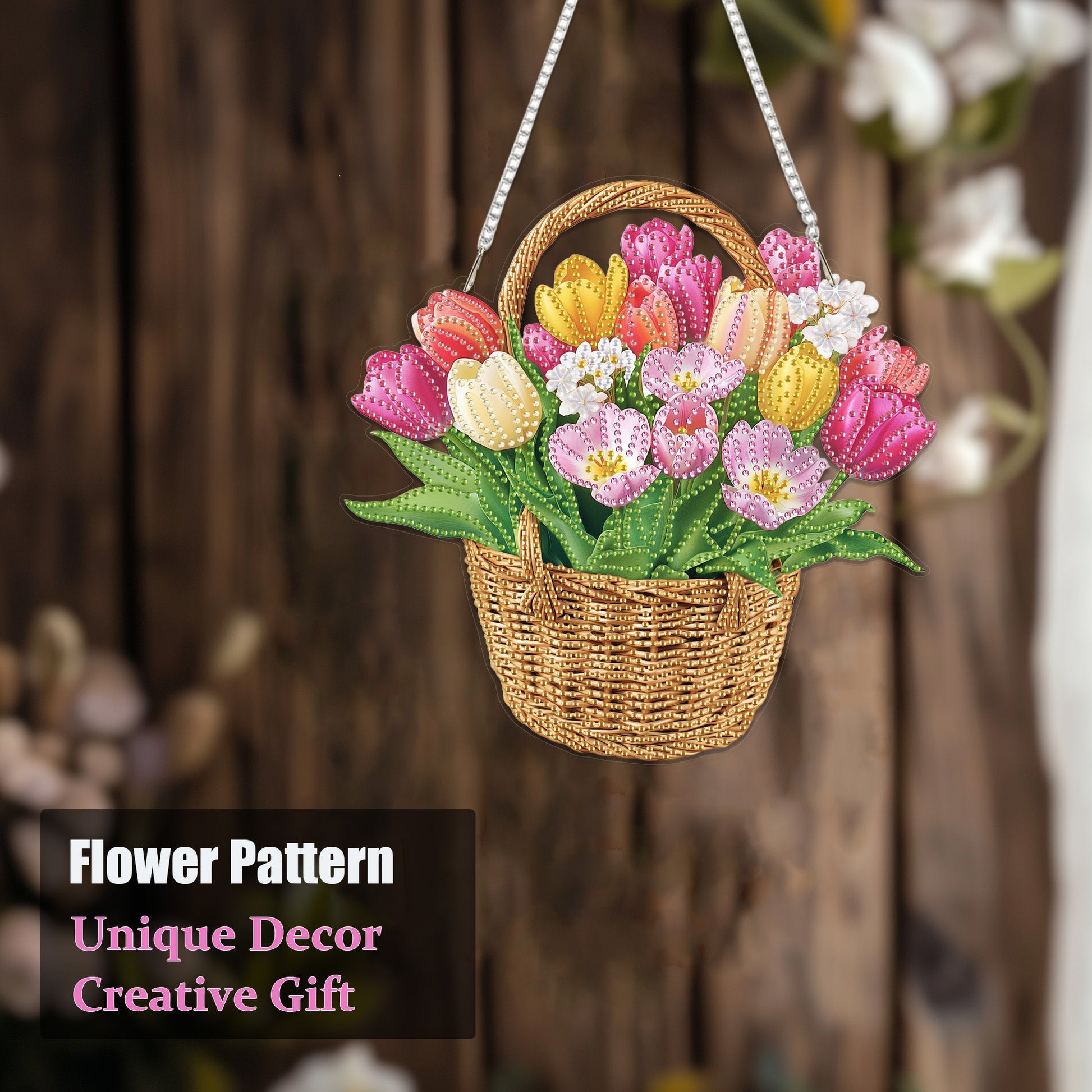 Tulips Basket - Hanging