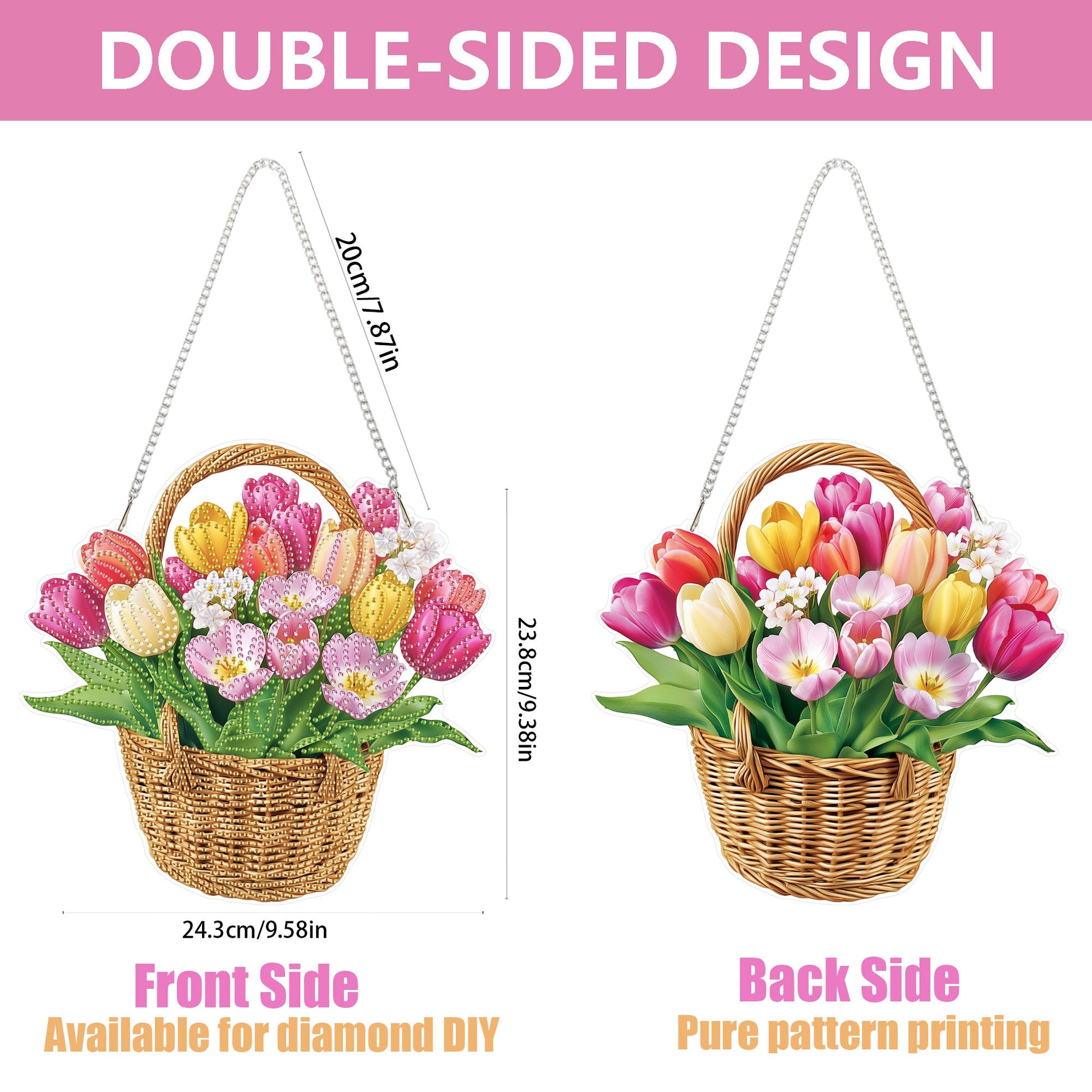 Tulips Basket - Hanging