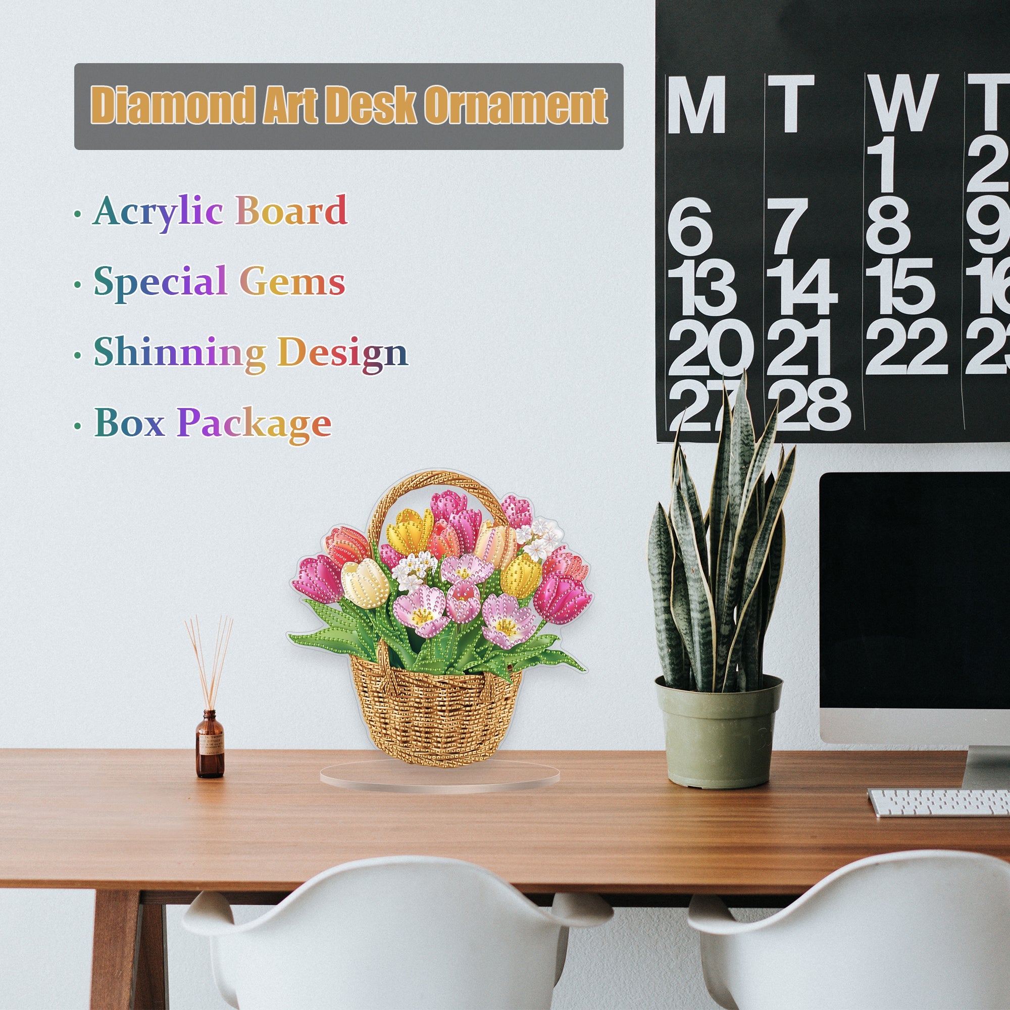 Tulips Basket - Tabletop