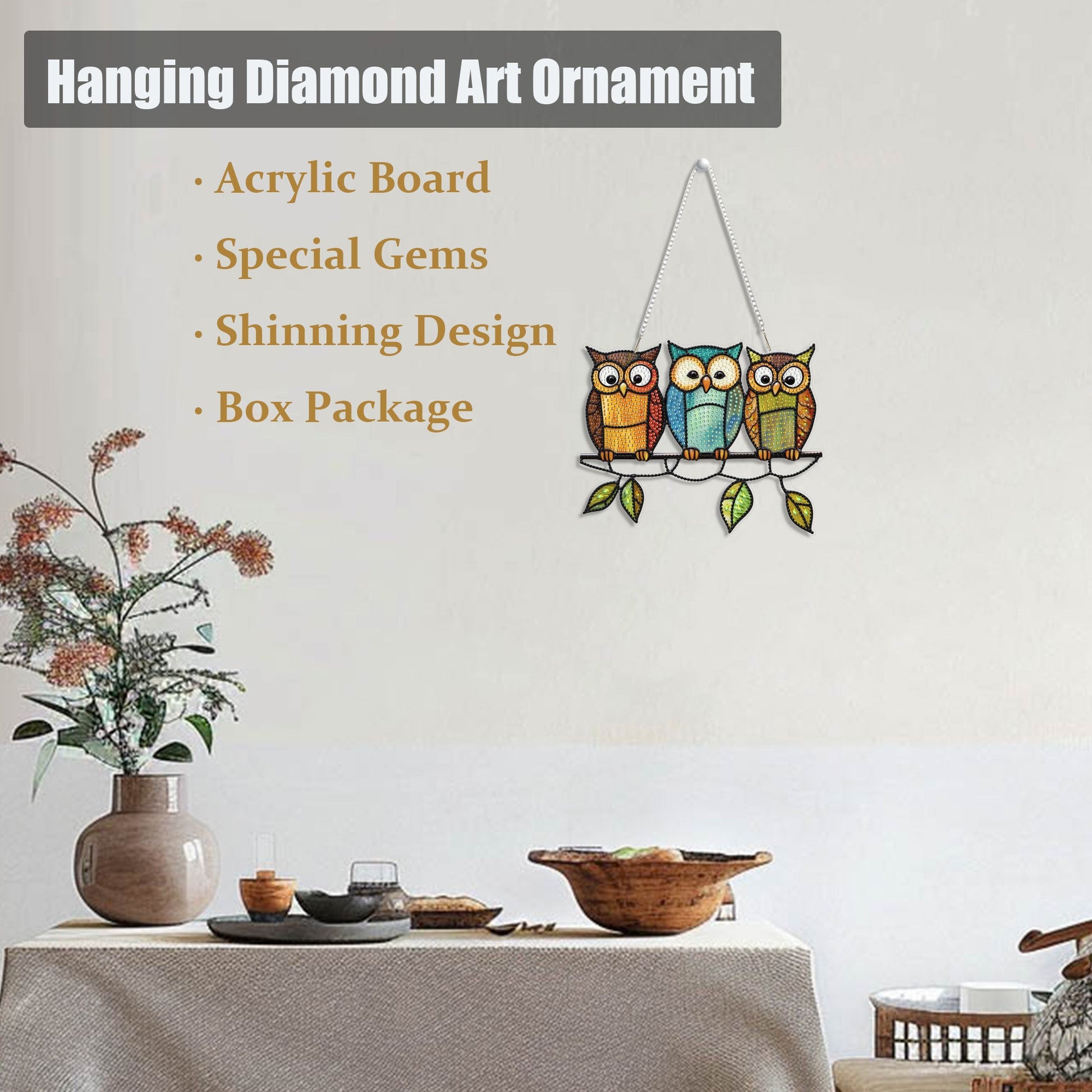 Family Owls - Hanging