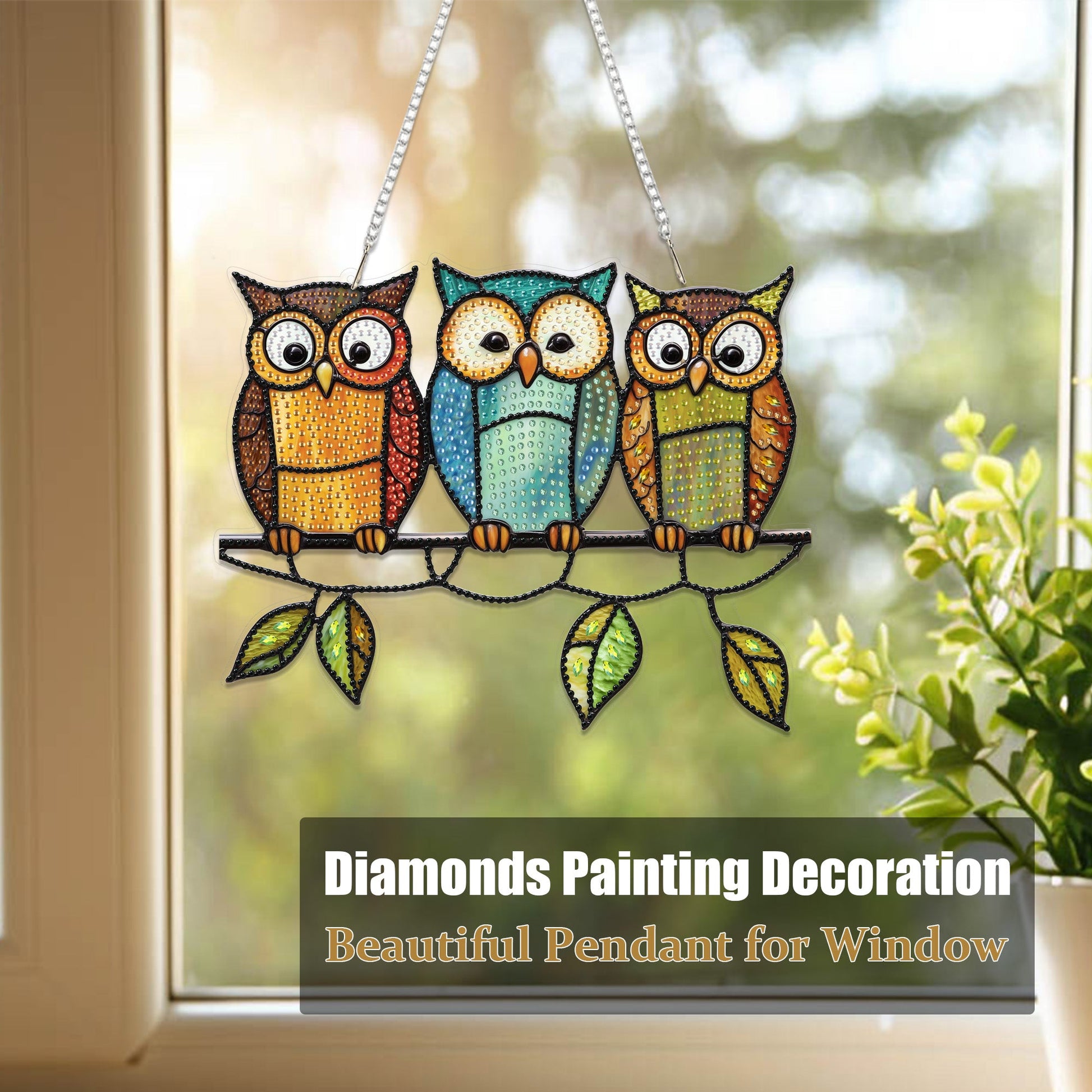 Family Owls - Hanging