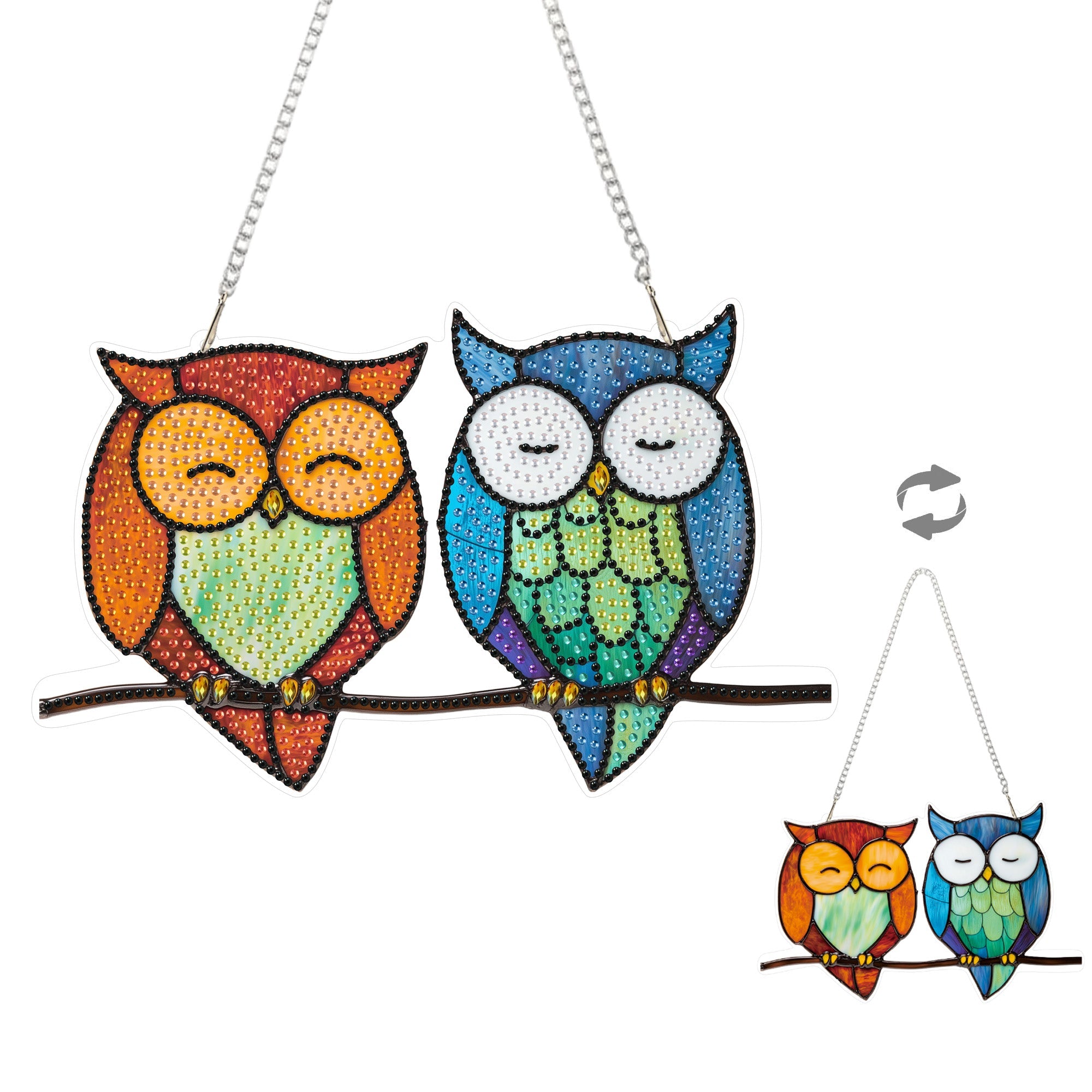 Two Owls - Hanging