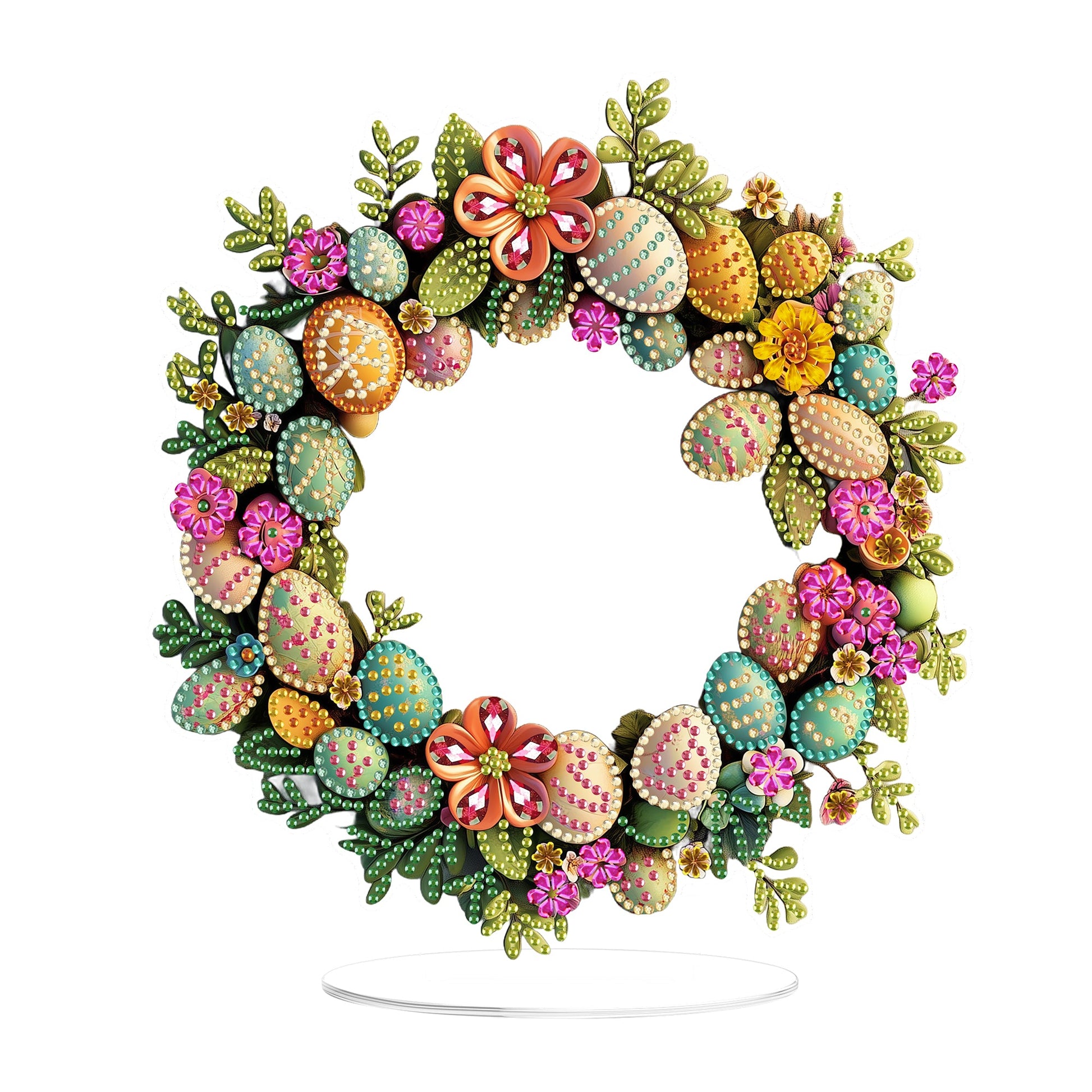 Easter Eggs Wreath - Tabletop