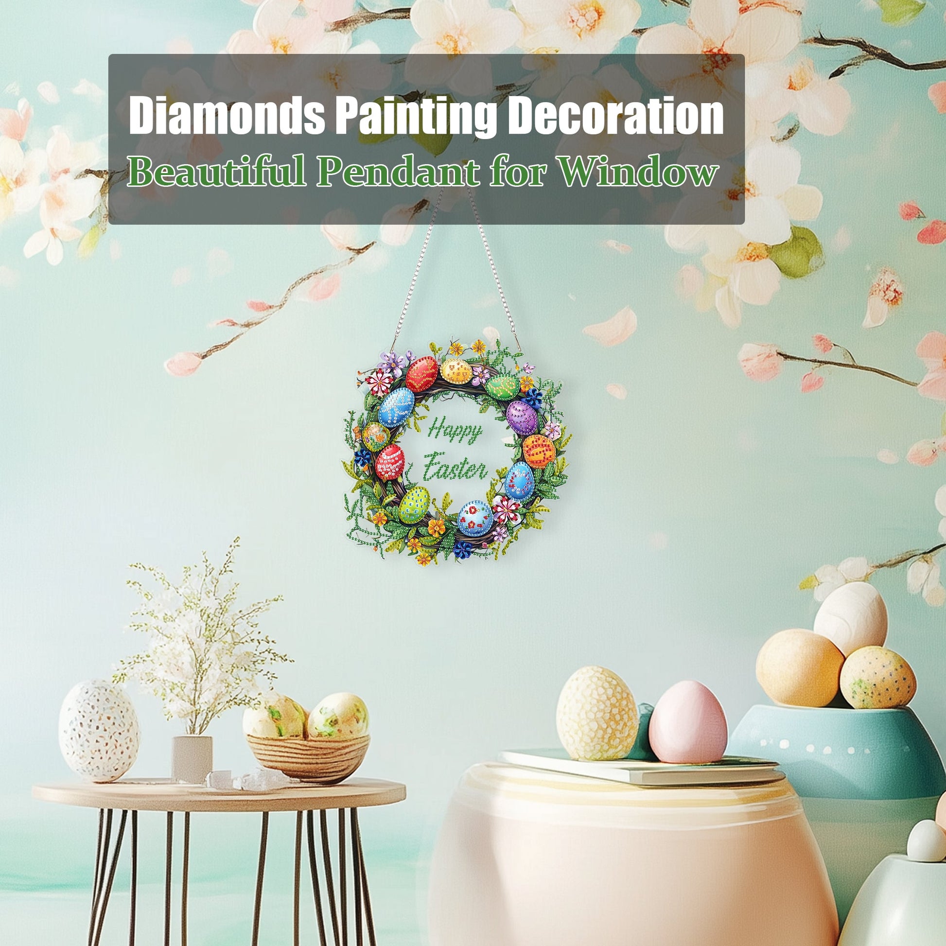 Easter Wreath - Hanging