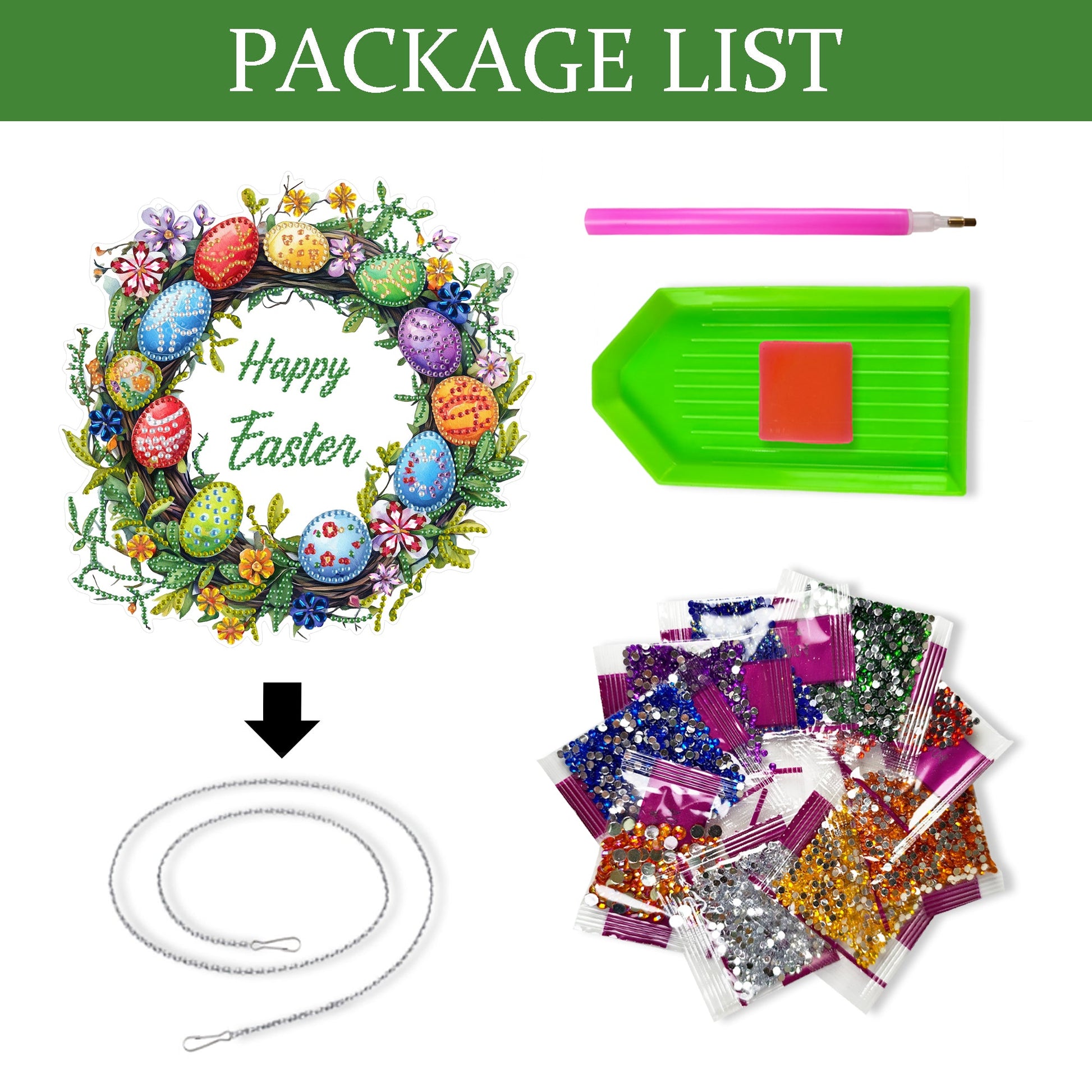 Easter Wreath - Hanging