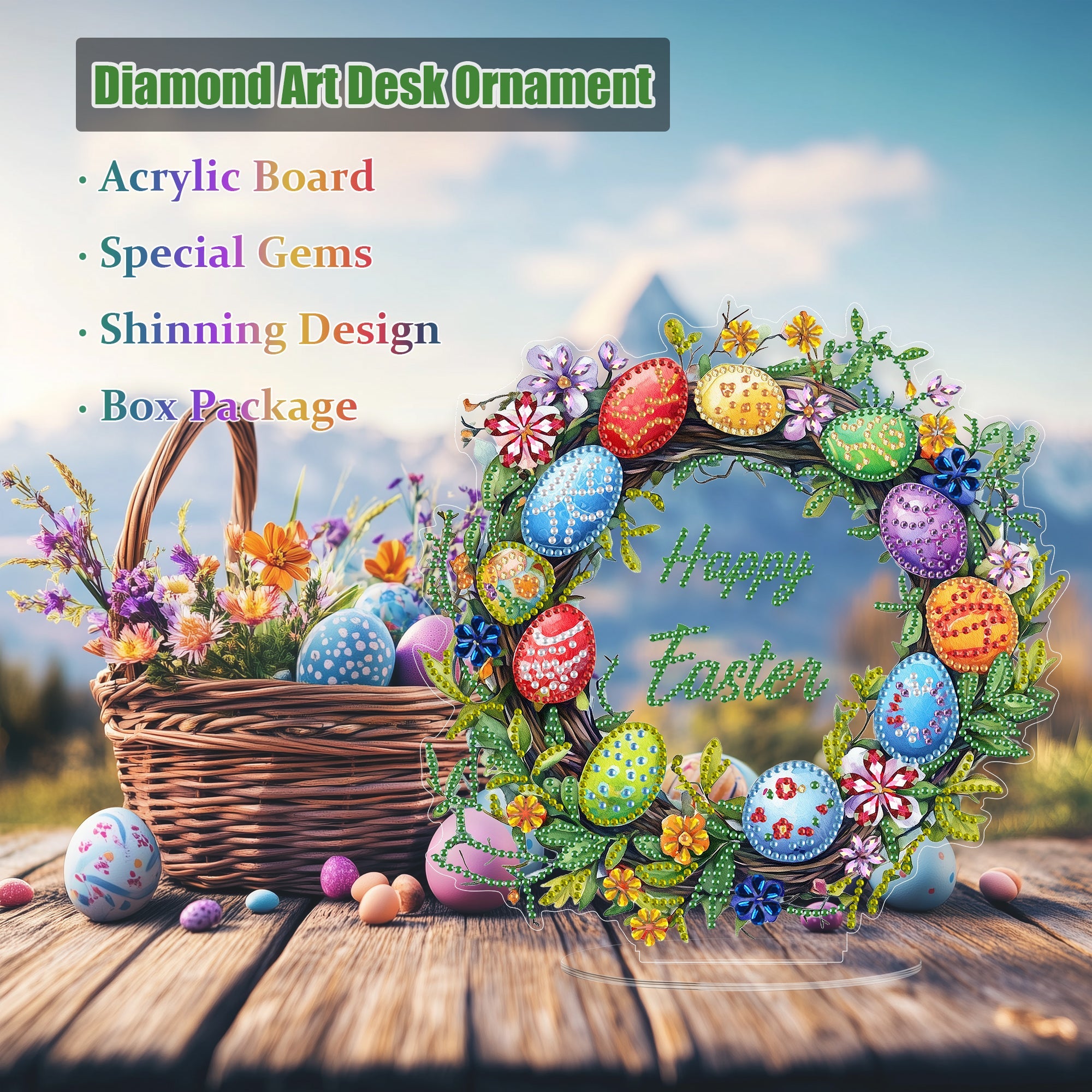 Easter Wreath - Tabletop