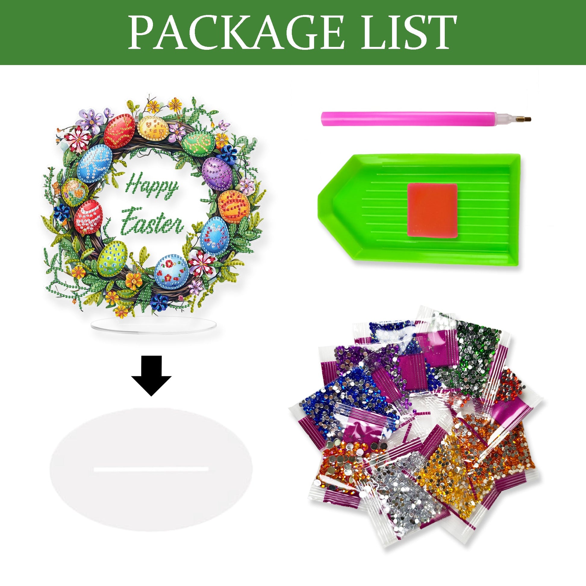 Easter Wreath - Tabletop