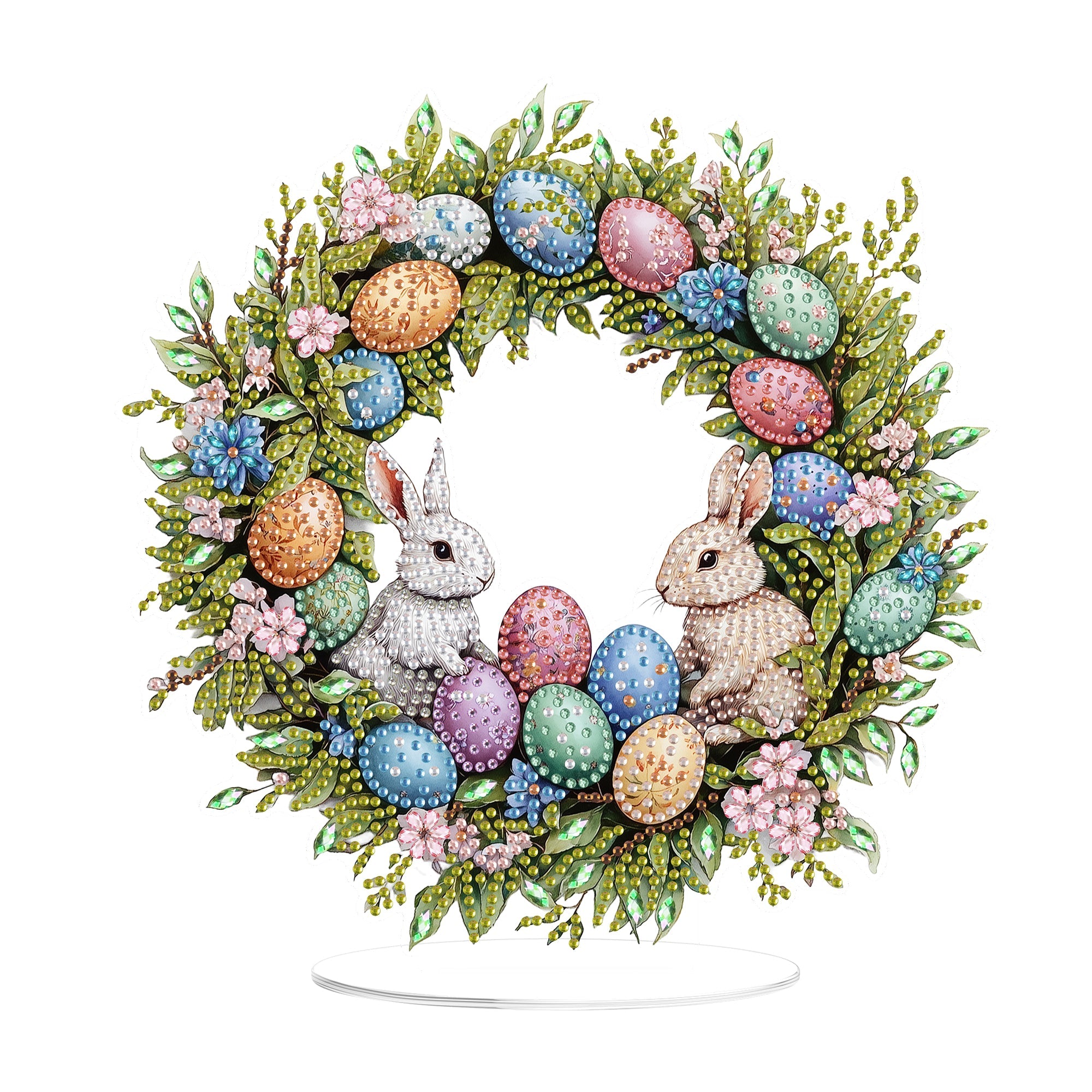 Easter Rabbit Wreath - Tabletop