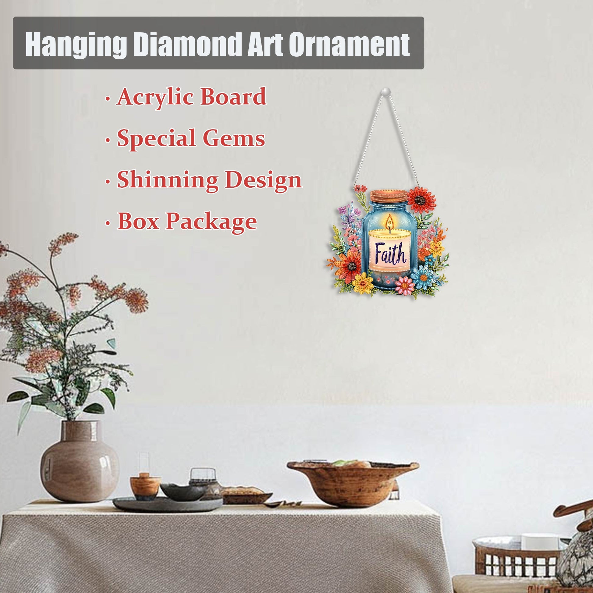 Faith Flower - Hanging