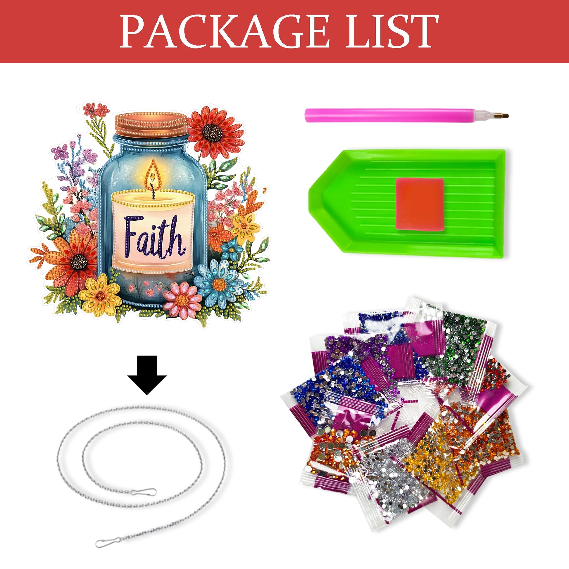 Faith Flower - Hanging