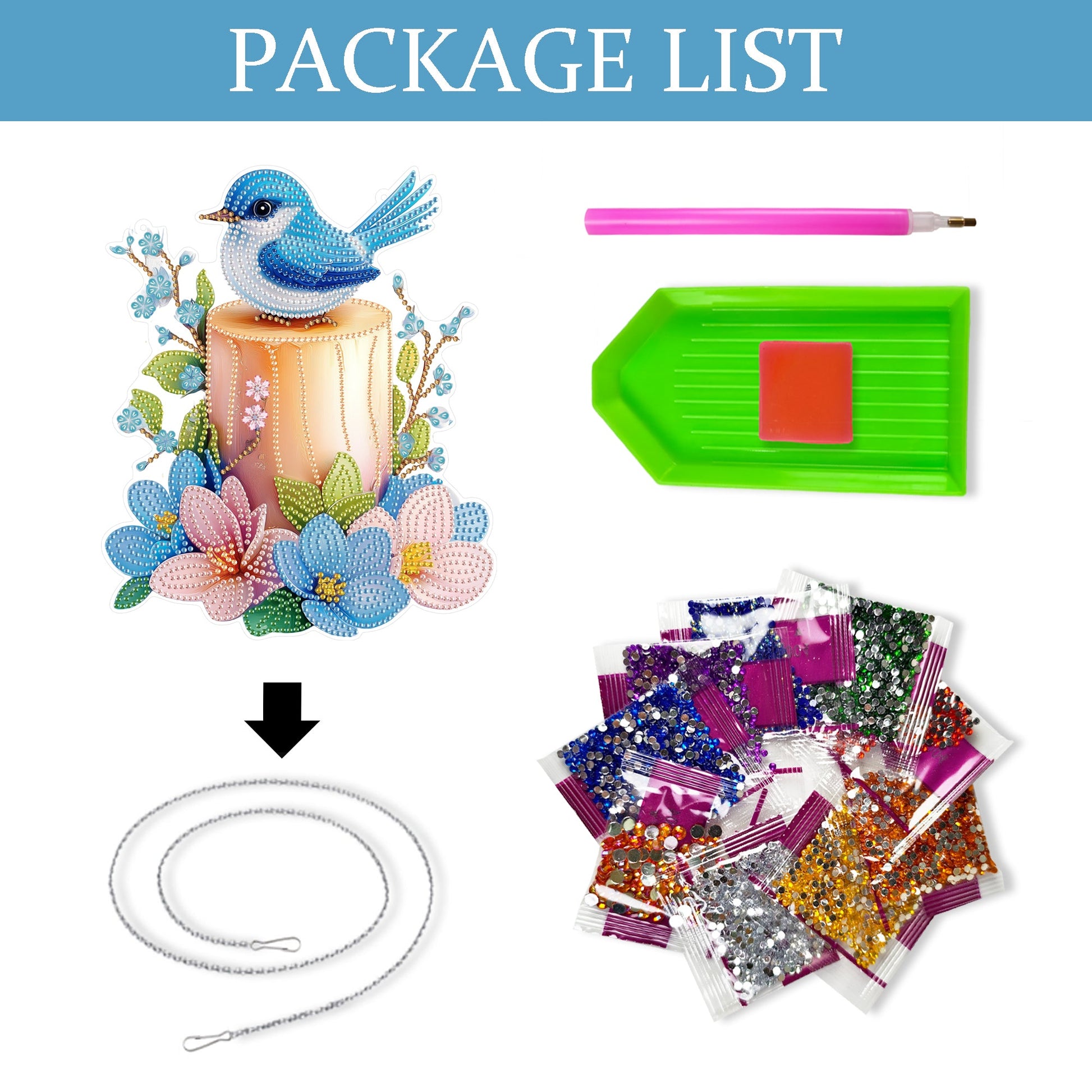 Bird on Candle - Hanging