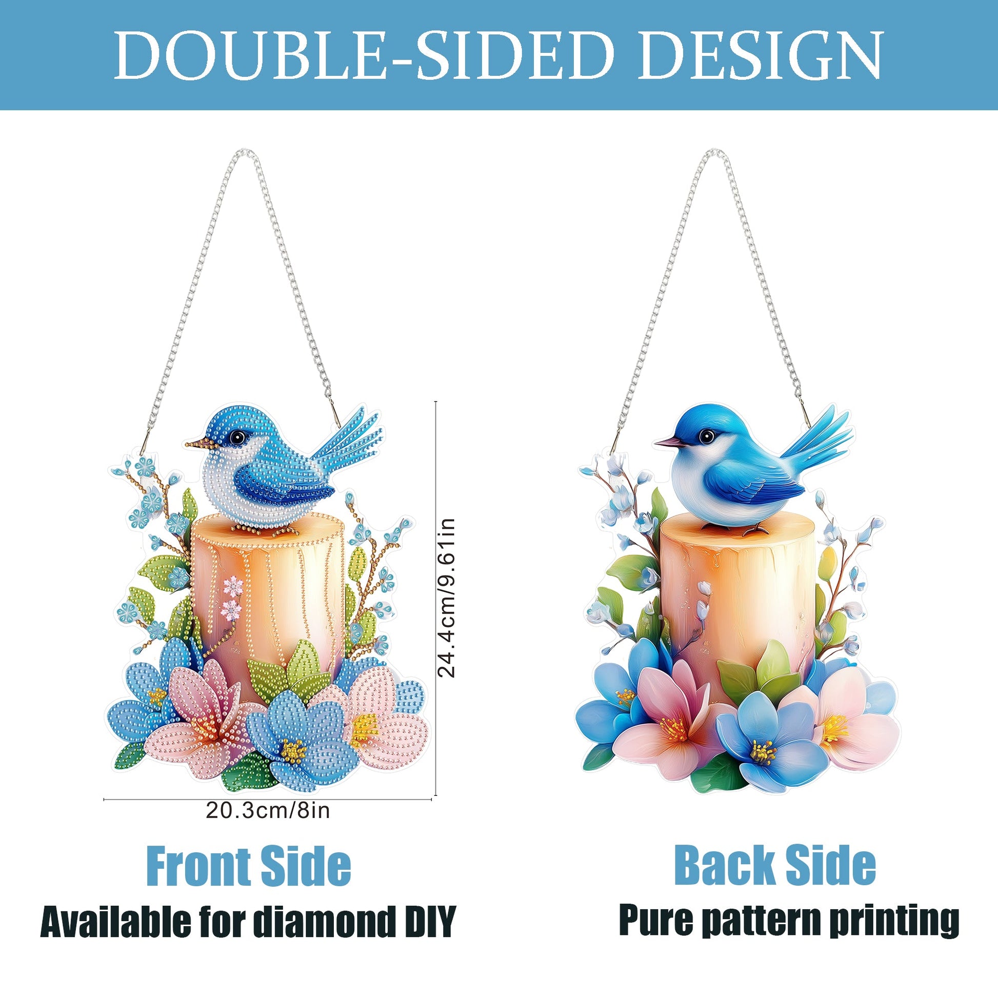 Bird on Candle - Hanging