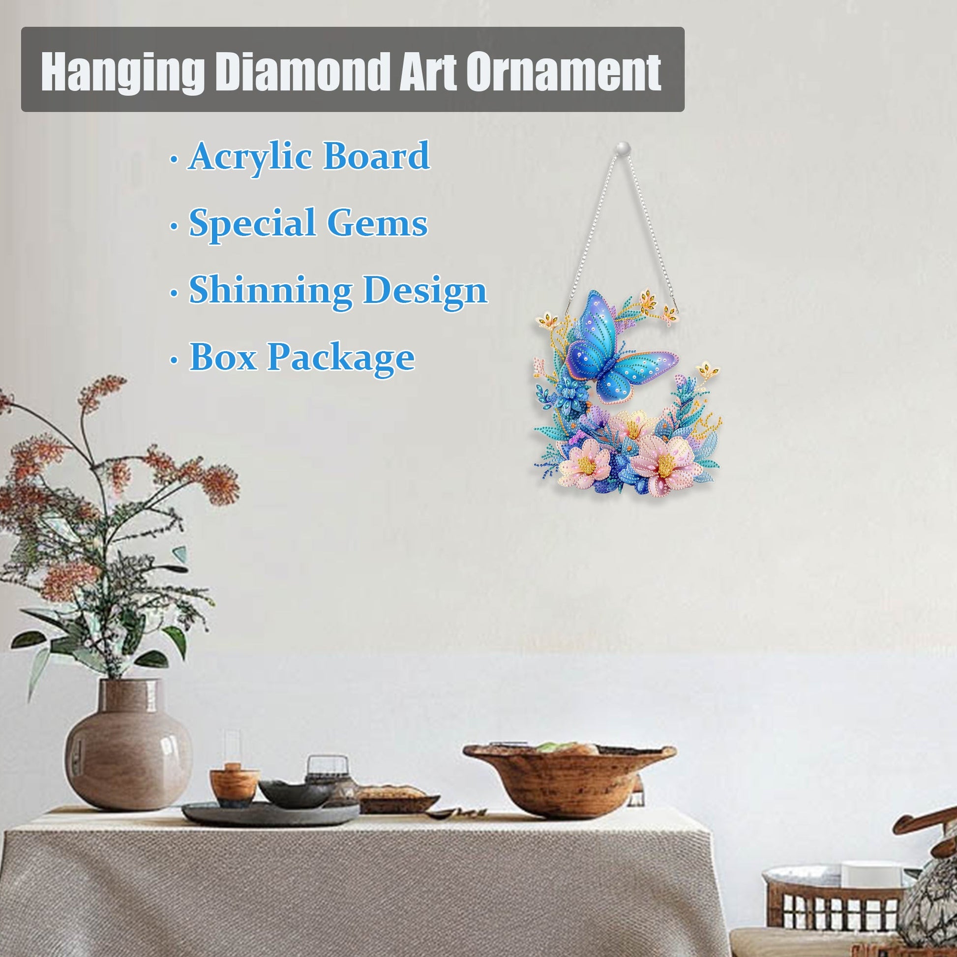 Blue Butterfly - Hanging