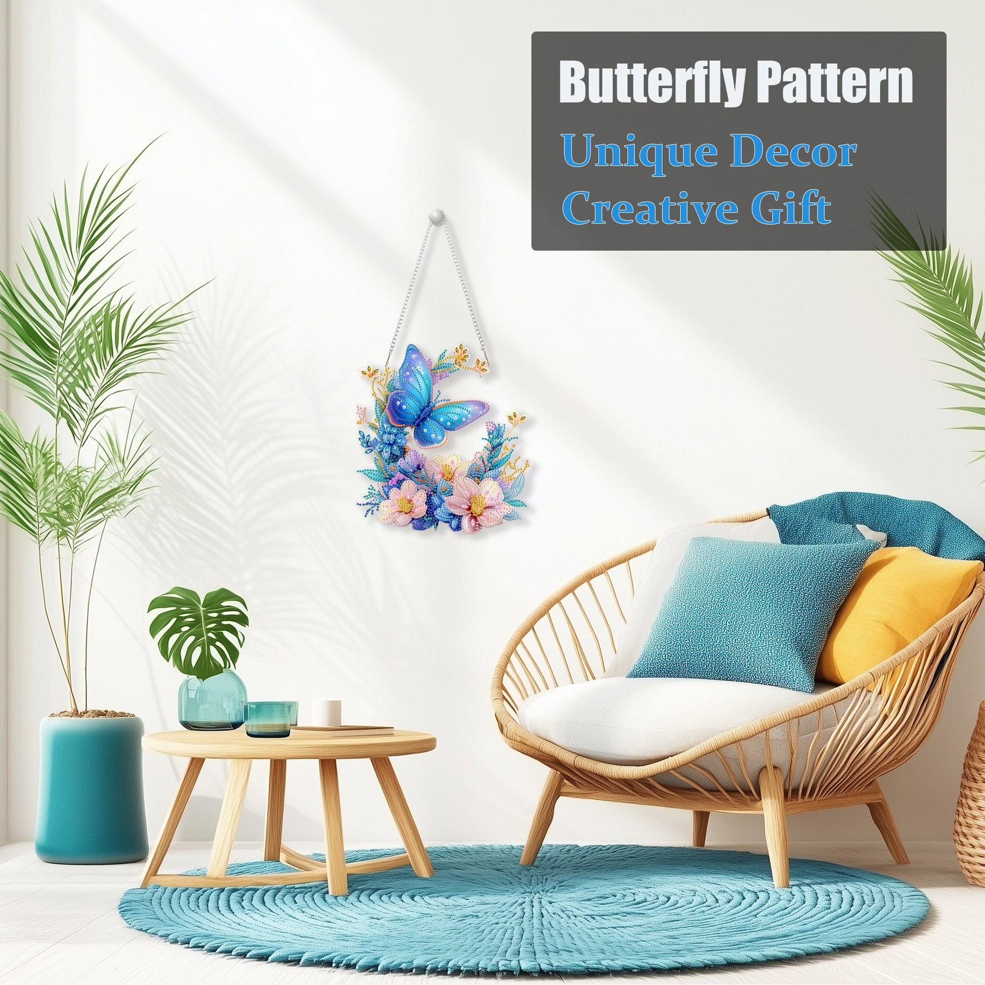Blue Butterfly - Hanging