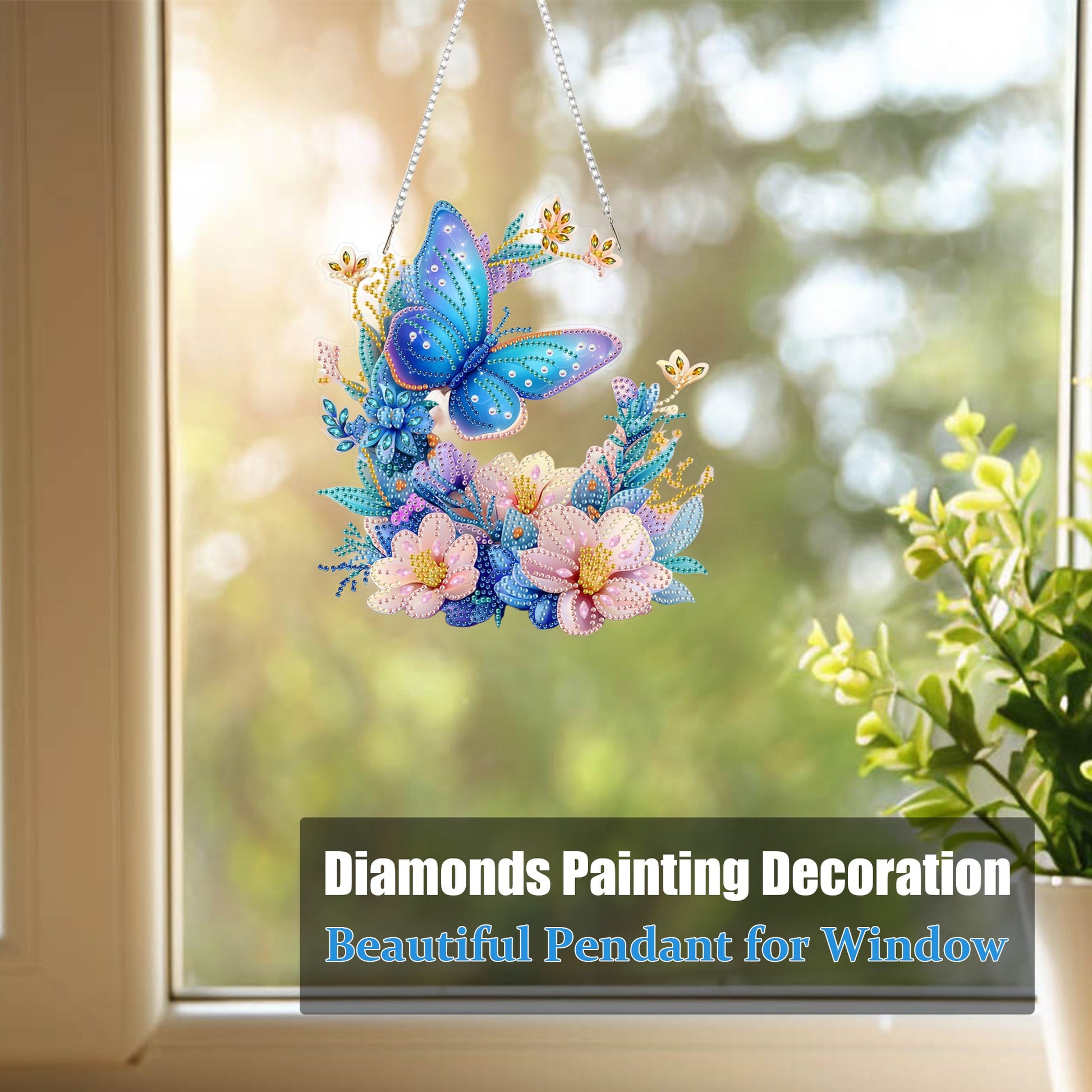 Blue Butterfly - Hanging