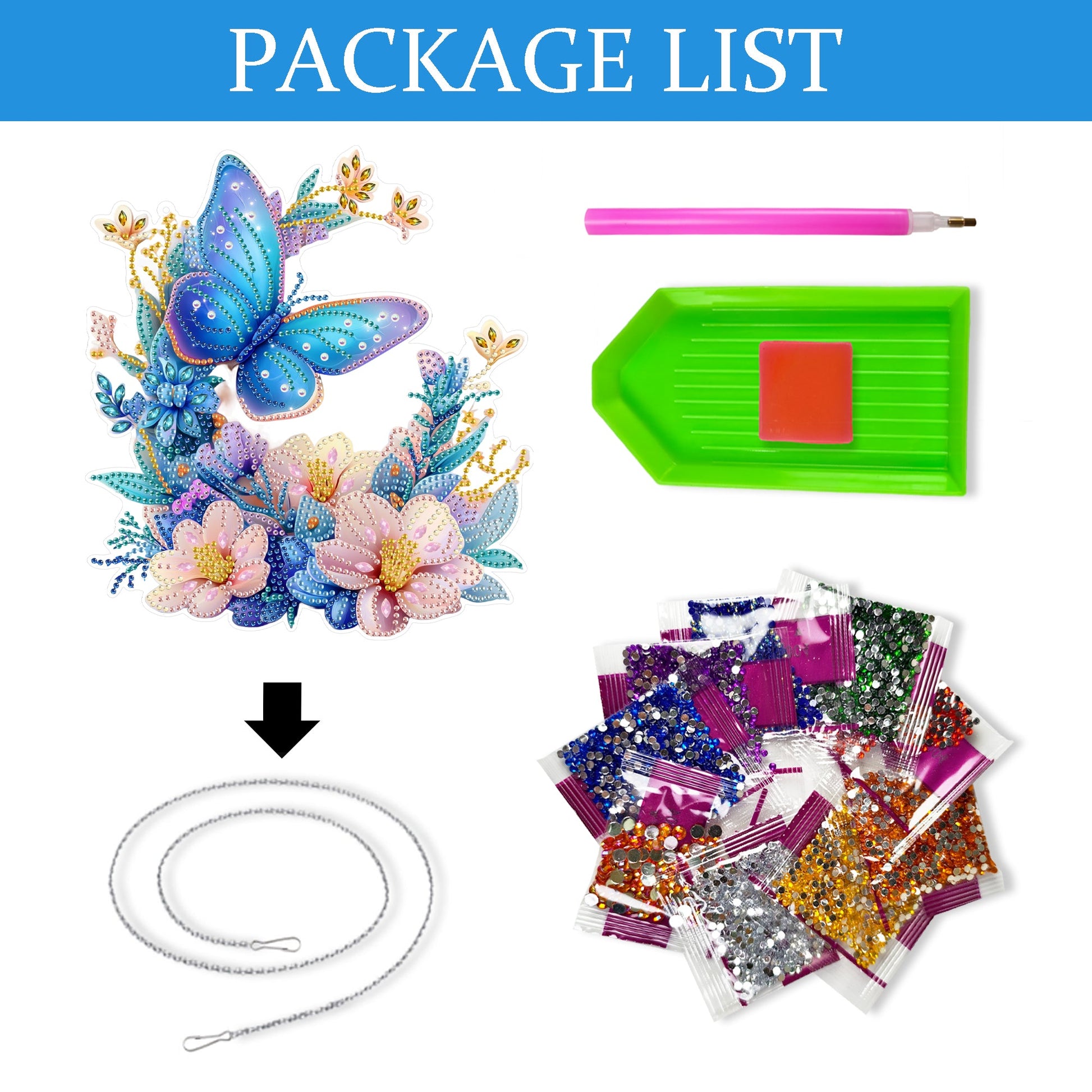 Blue Butterfly - Hanging