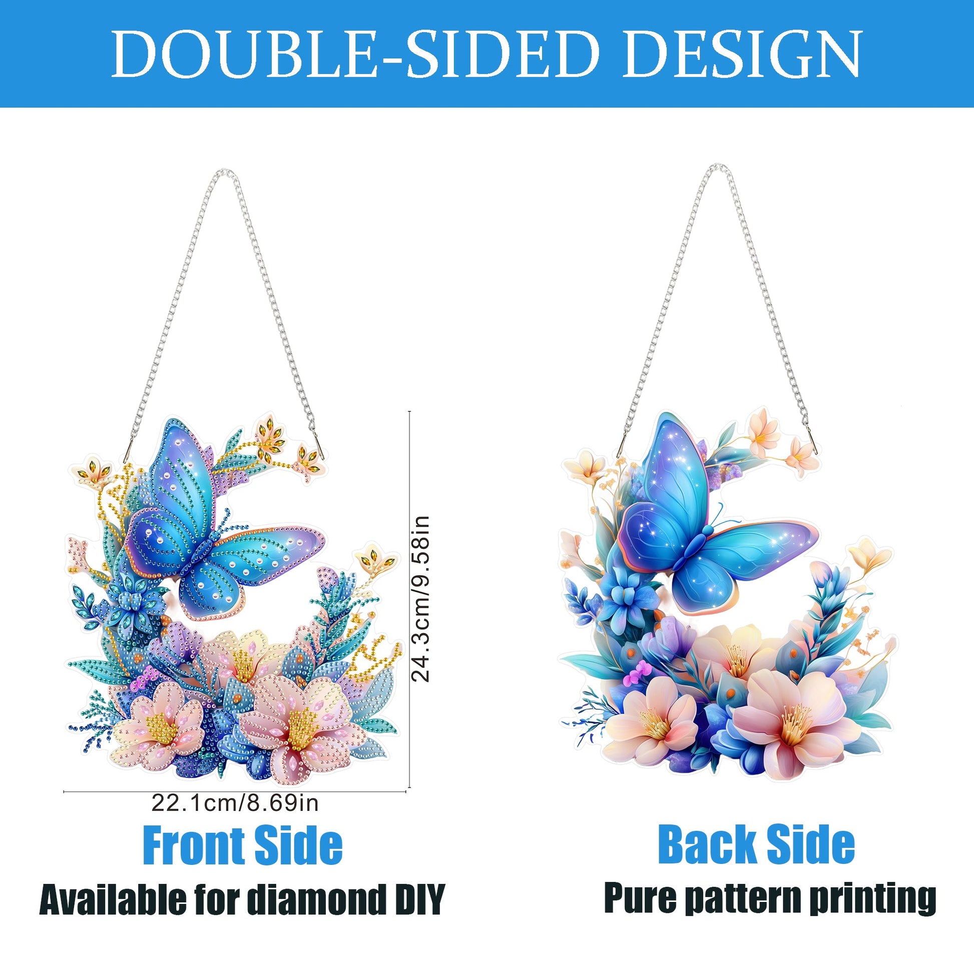 Blue Butterfly - Hanging