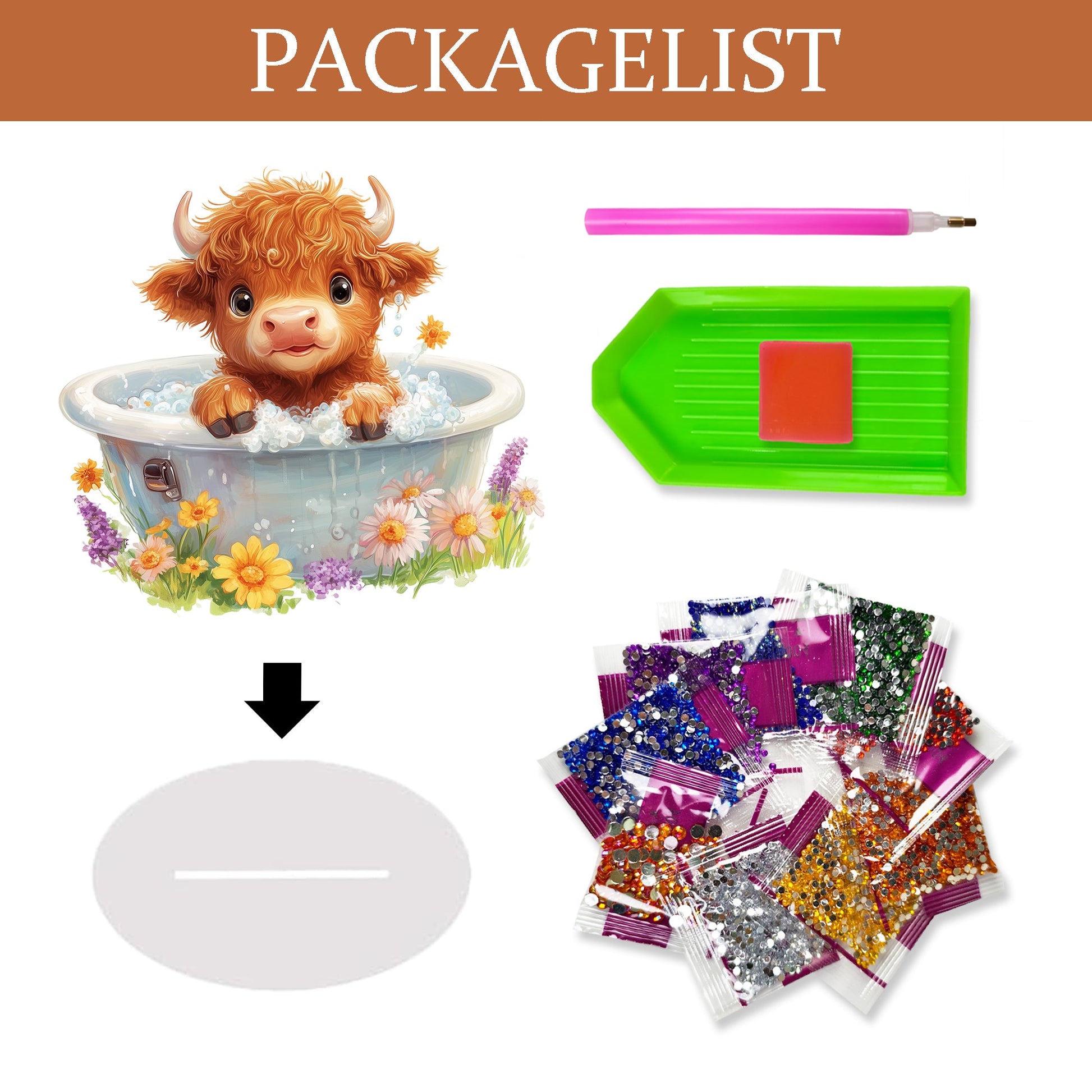 Baby Highland Cattle - Tabletop