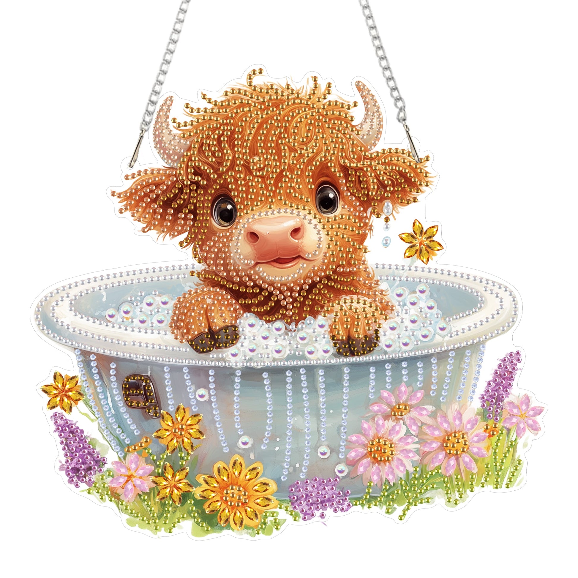 Baby Highland Cattle - Hanging
