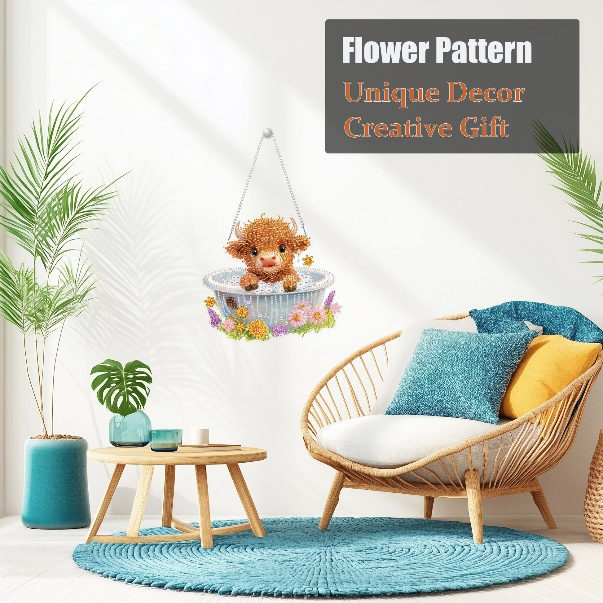 Baby Highland Cattle - Hanging