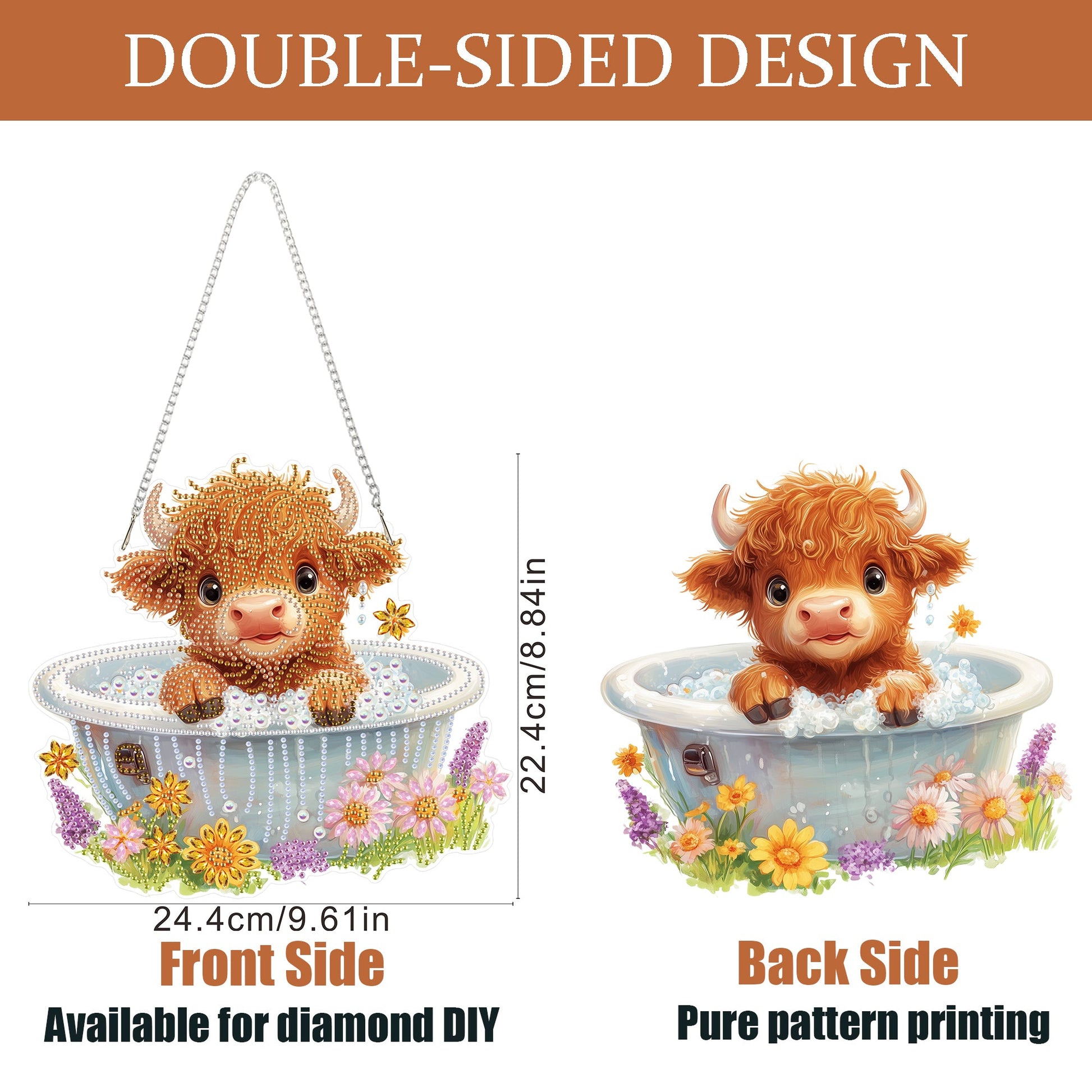 Baby Highland Cattle - Hanging