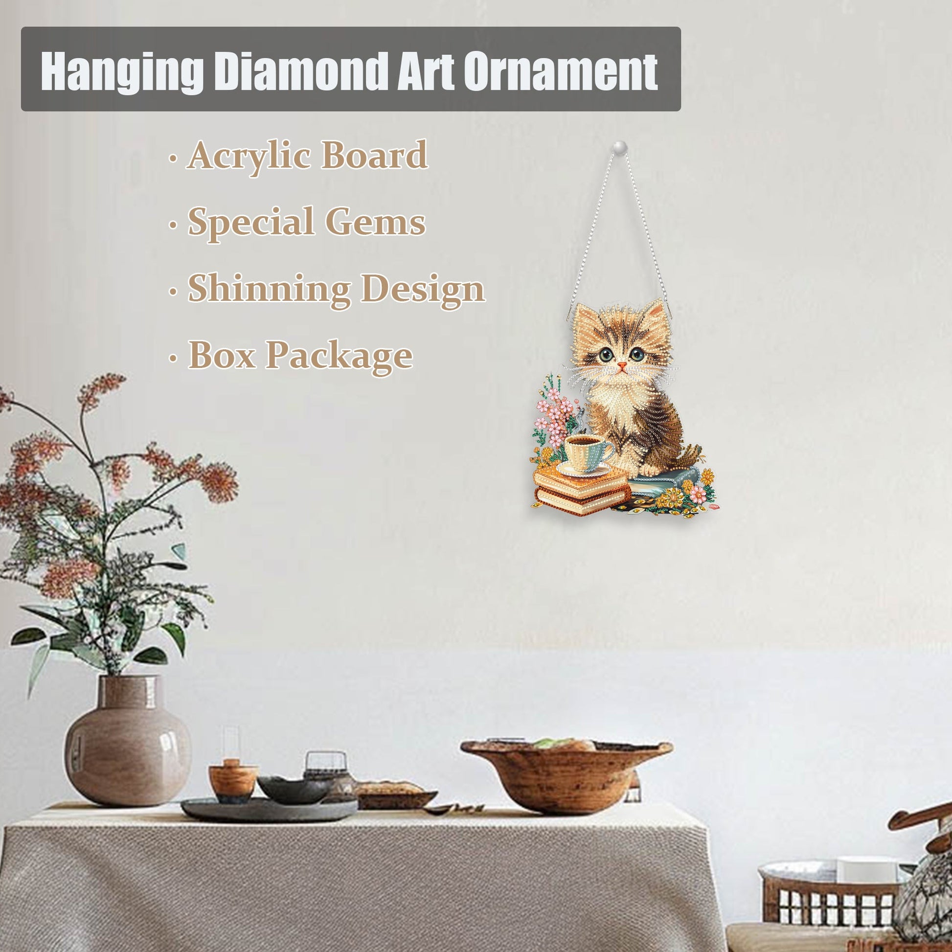 Cat and Coffee - Hanging