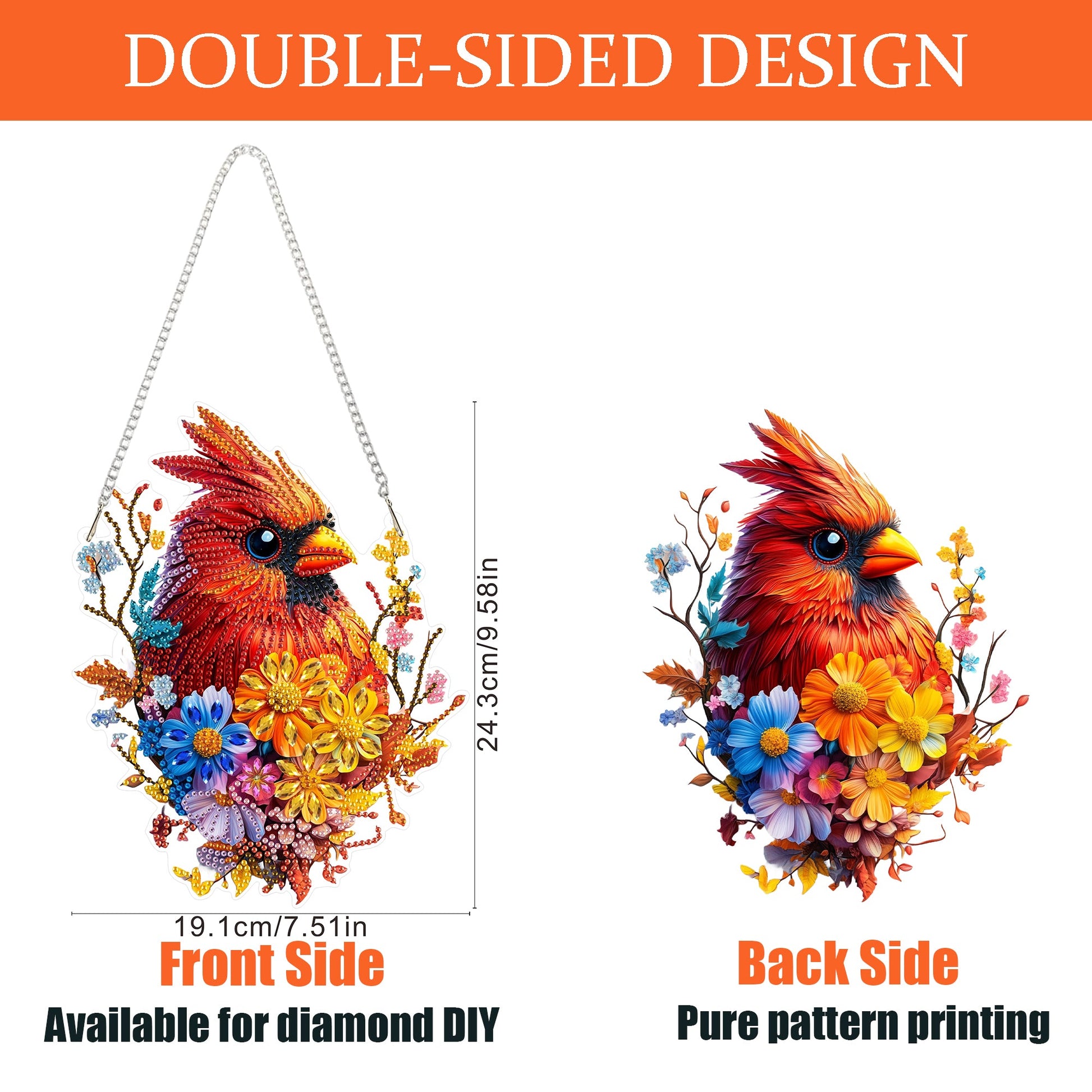 Flower Cardinal - Hanging