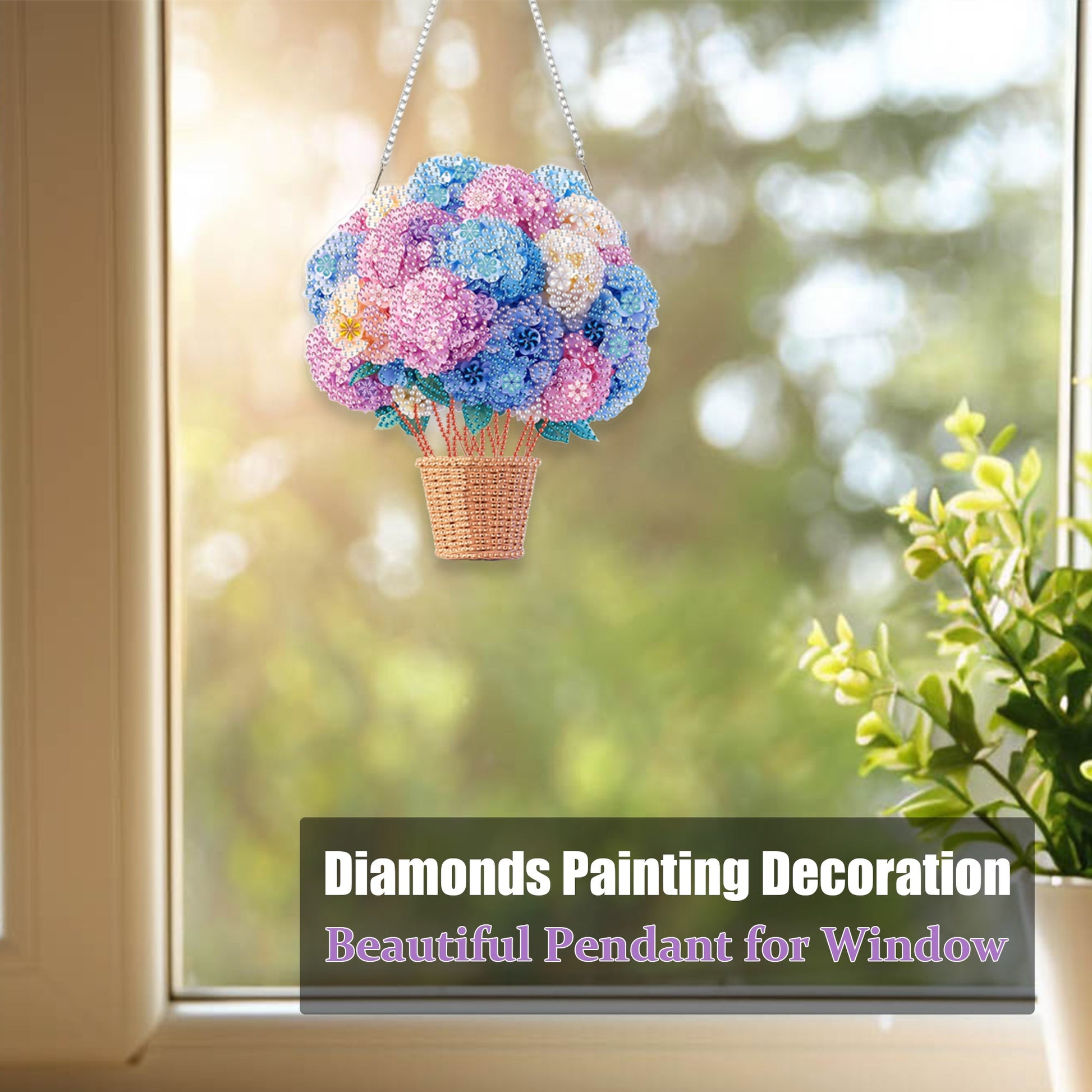 Hydrangea Balloon - Hanging