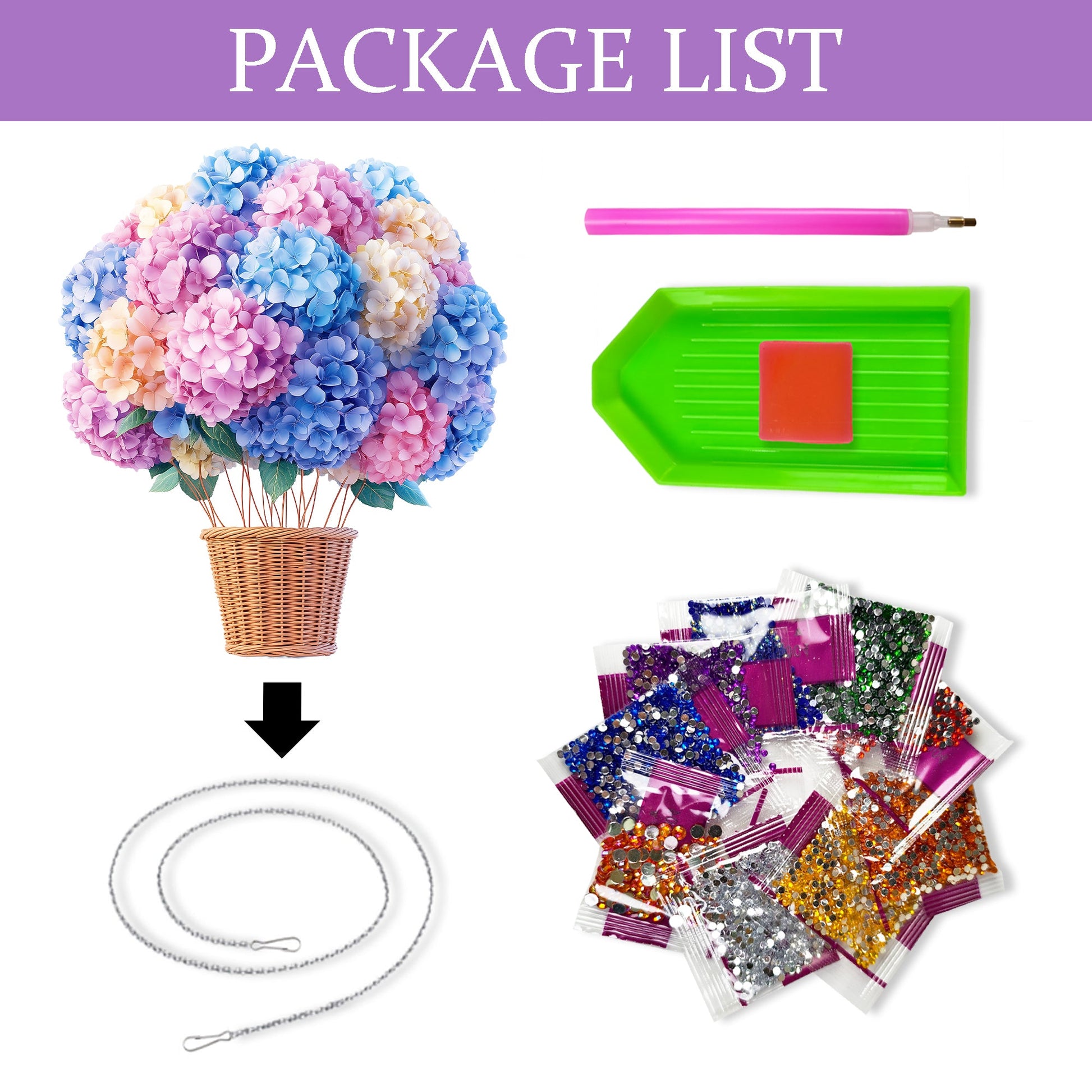 Hydrangea Balloon - Hanging