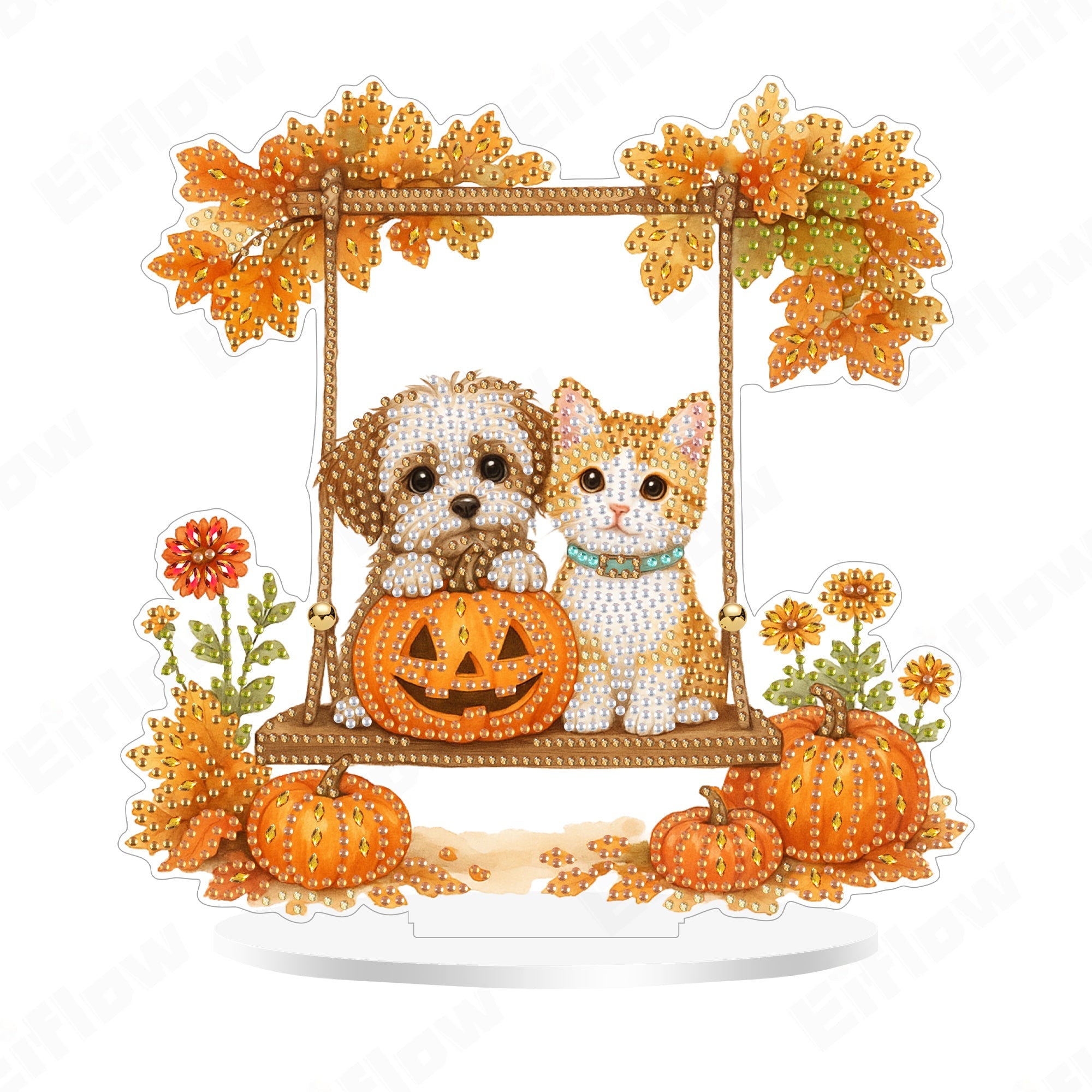 Tabletop Ornament, Cat and Dog