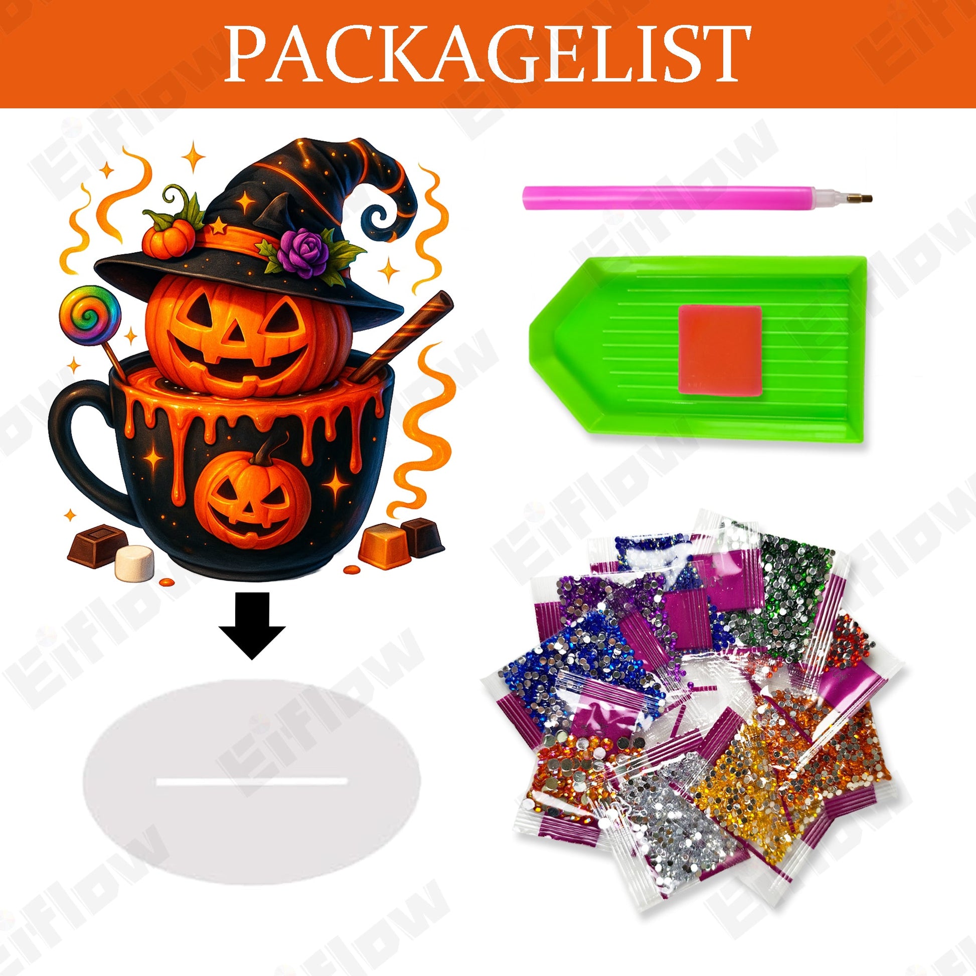 Tabletop Ornament, Pumpkin Cup