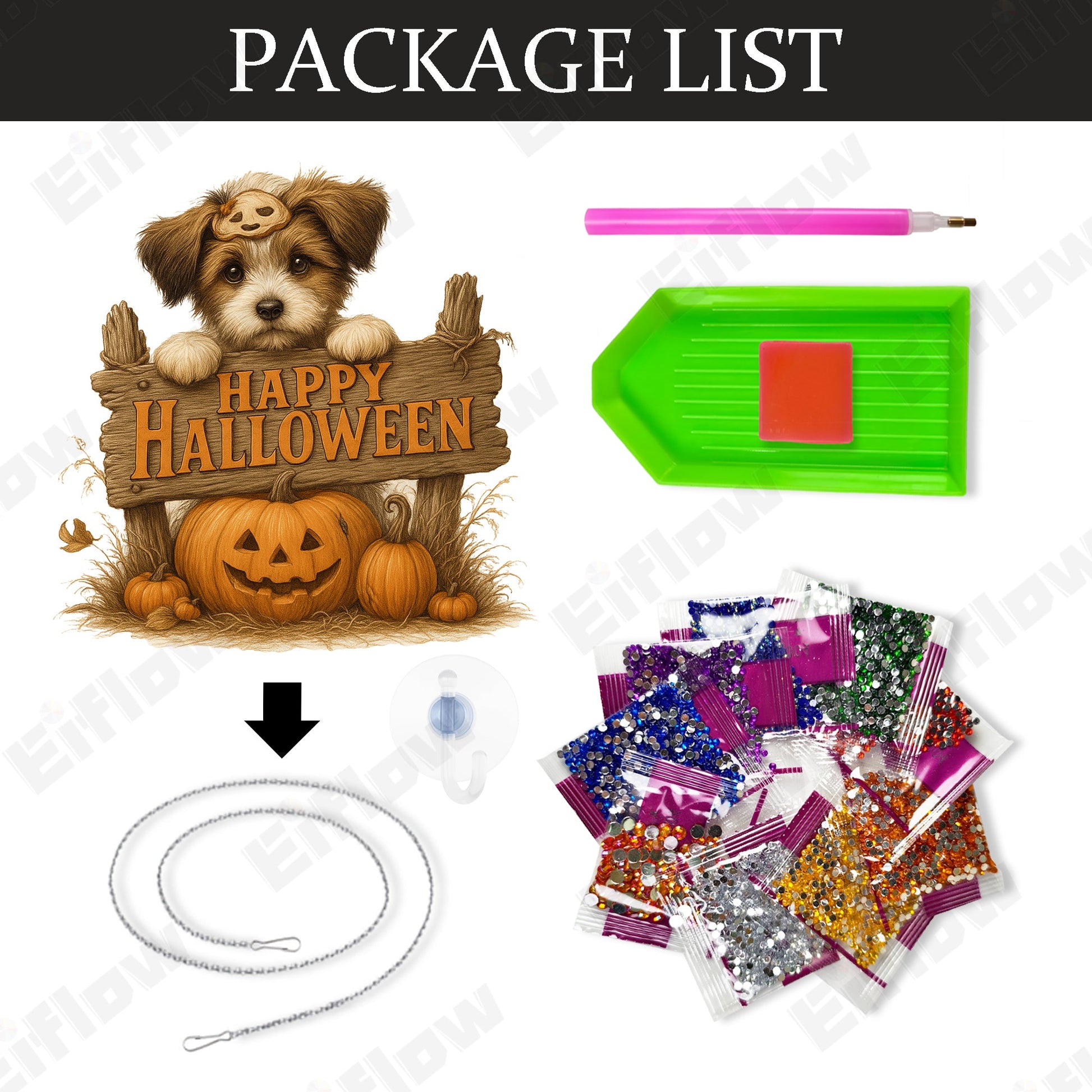 Hanging Pendant, Happy Halloween