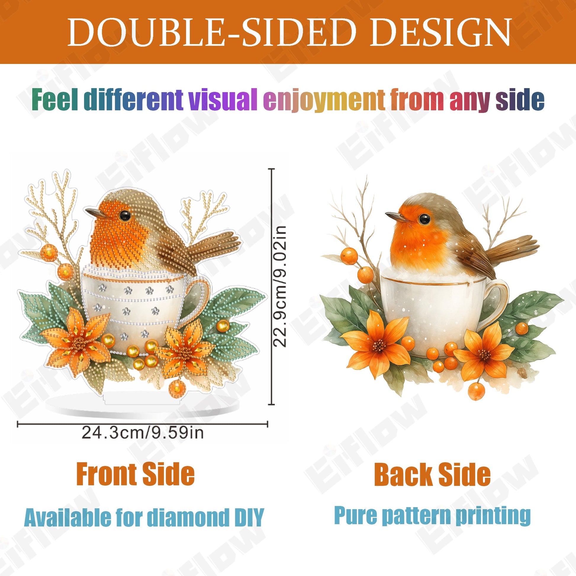 Tabletop Ornament, Fall Bird