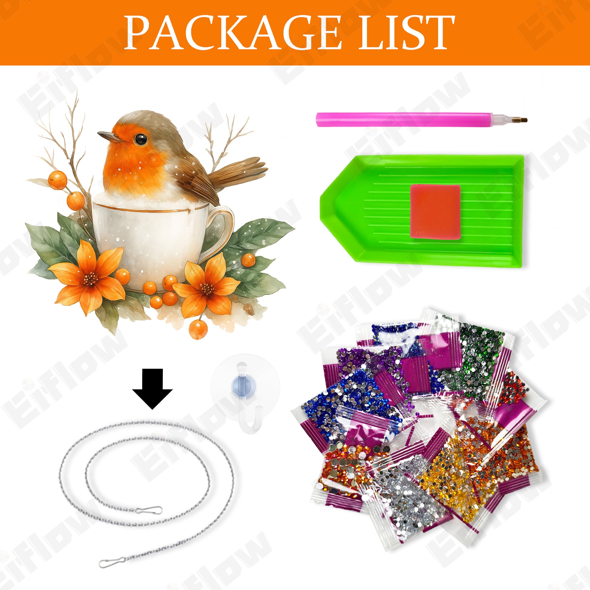 Hanging Pendant, Fall Bird