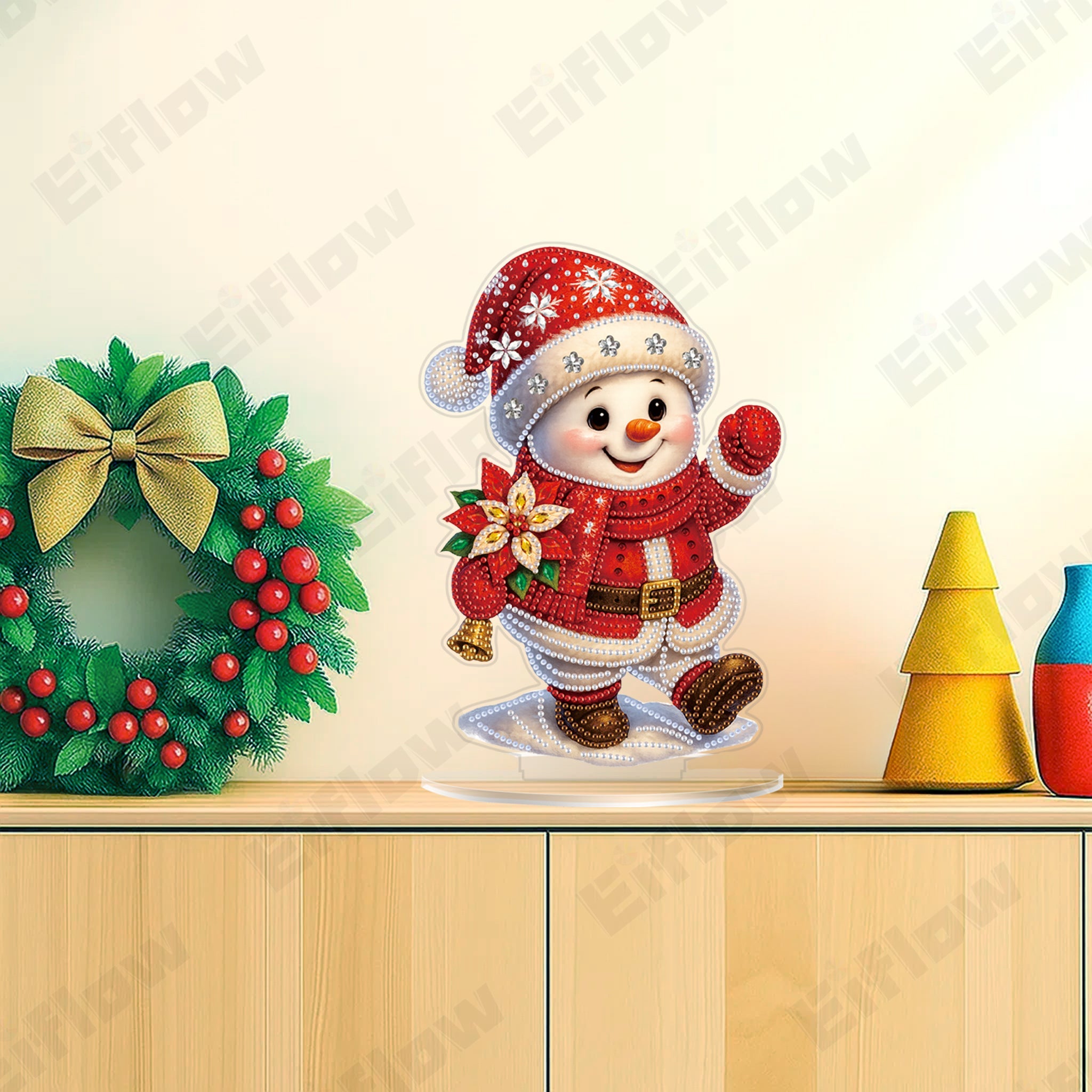 Tabletop Ornament, Christmas Snowman