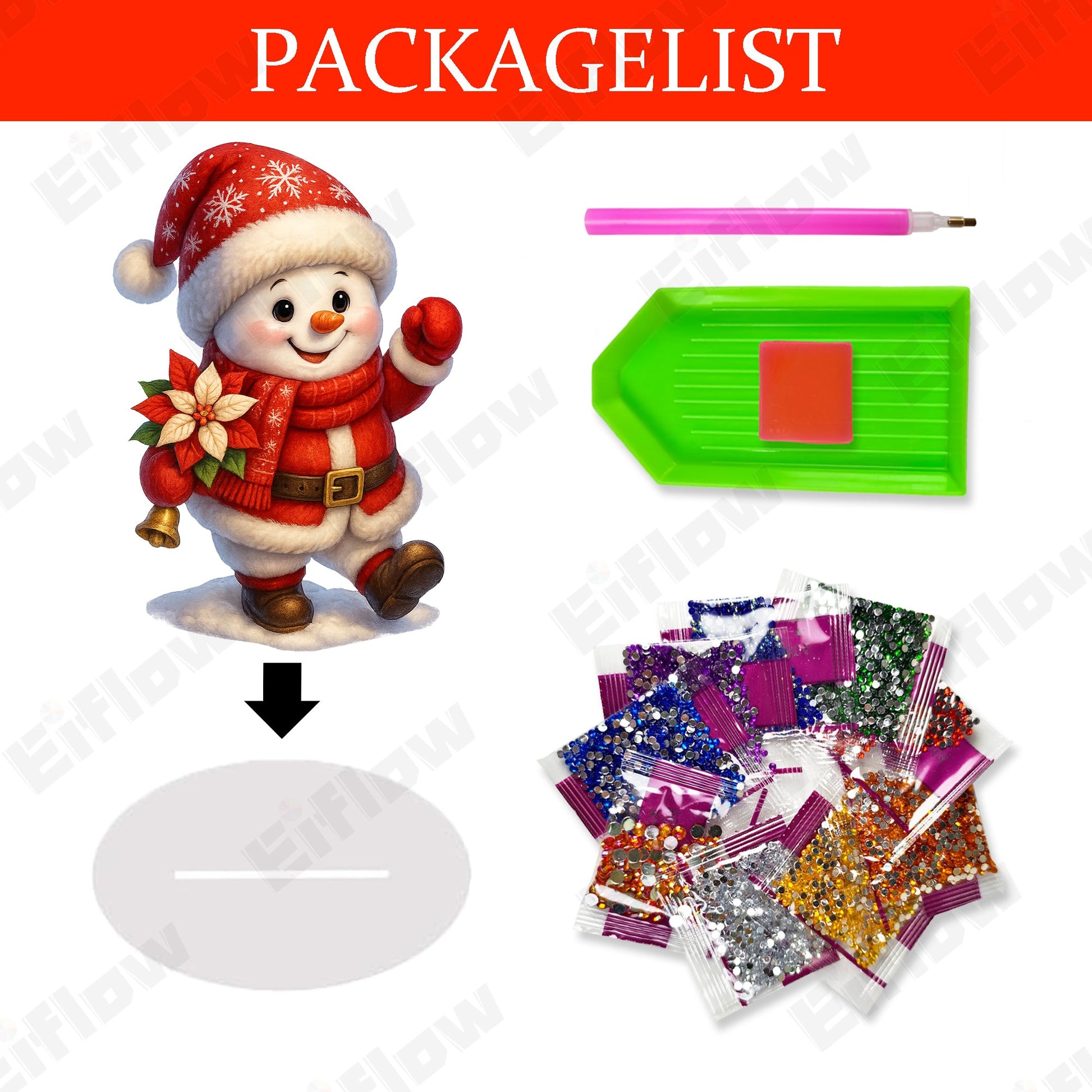 Tabletop Ornament, Christmas Snowman