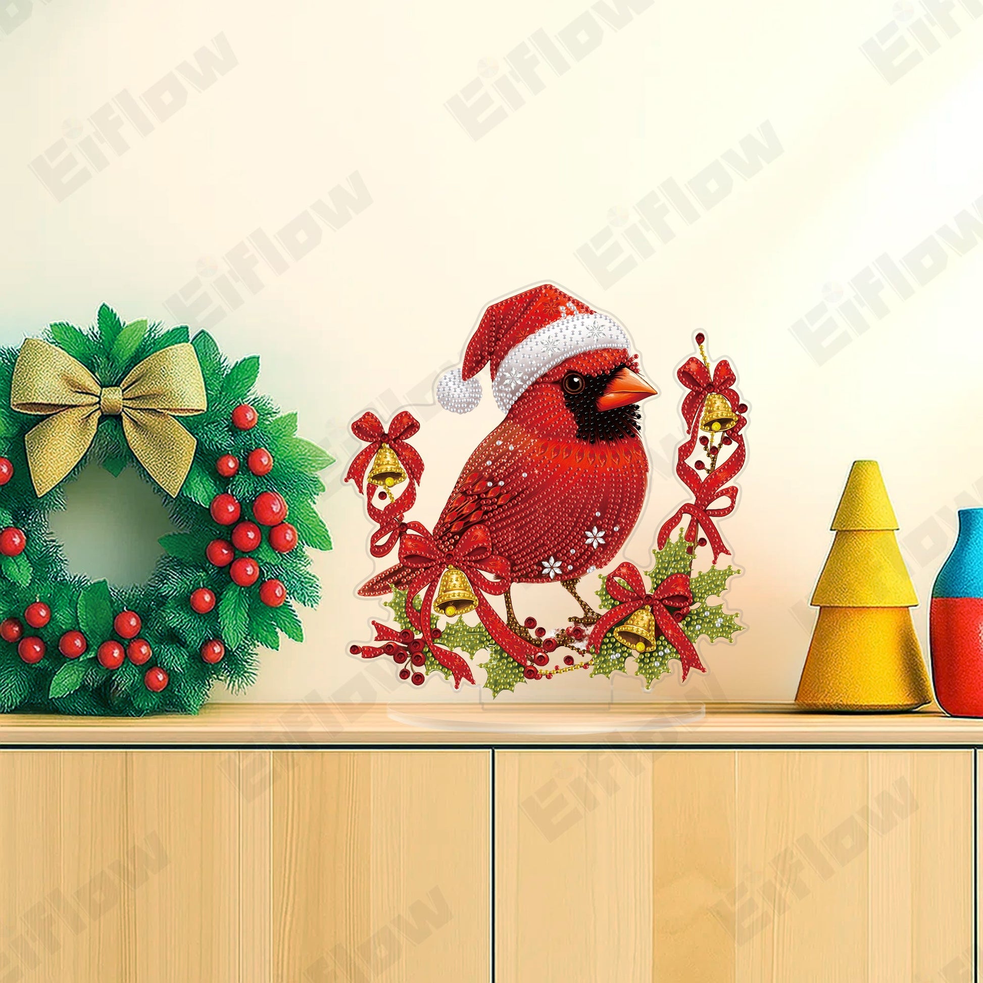 Tabletop Ornament, Christmas Cardinal